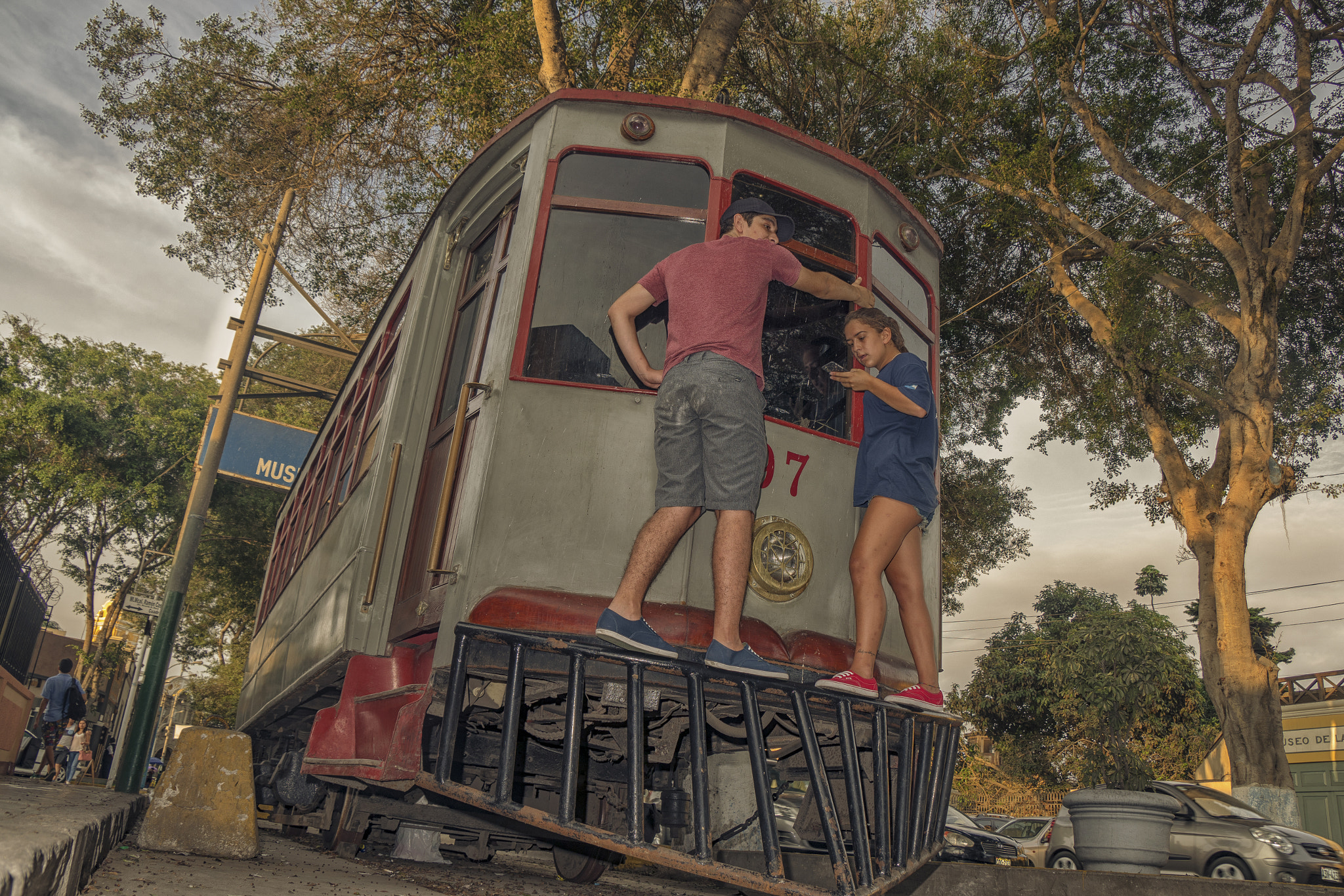 Sony a7R II sample photo. The last tram photography