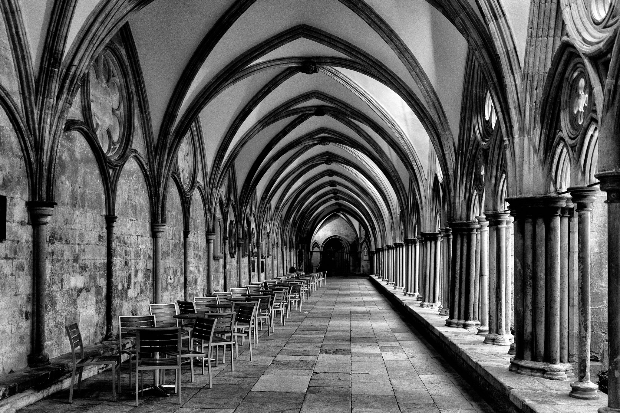 Sony Cyber-shot DSC-RX1 + 35mm F2.0 sample photo. Cloister walk photography