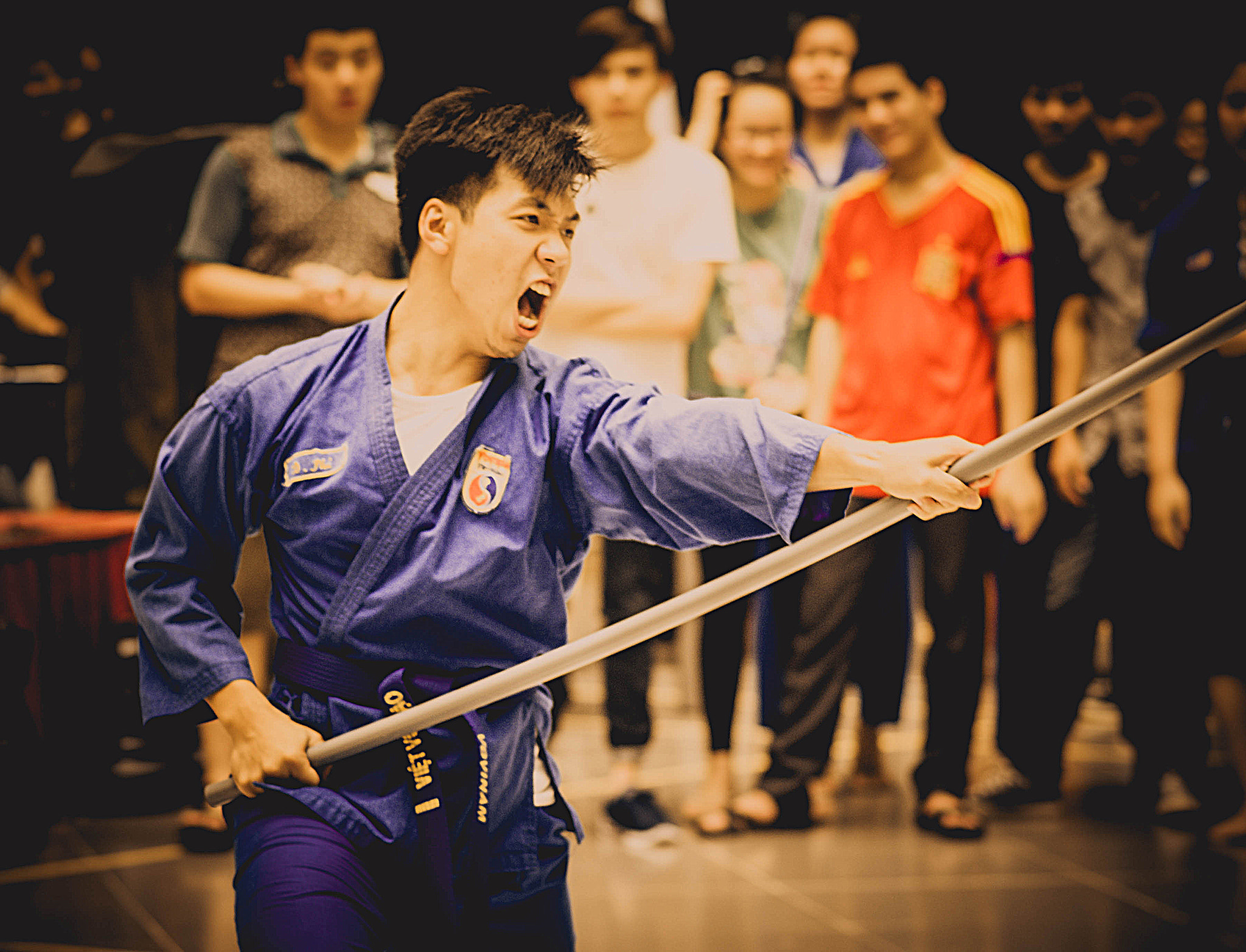 Nikon D7000 + Nikon AF-S Nikkor 85mm F1.8G sample photo. Vovinam pugilist photography