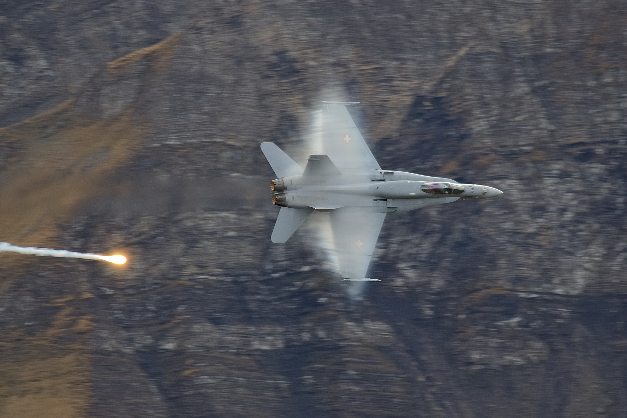 Sigma APO 100-300mm F4 EX IF HSM sample photo. F/a-18 hornet  swiss airforce photography
