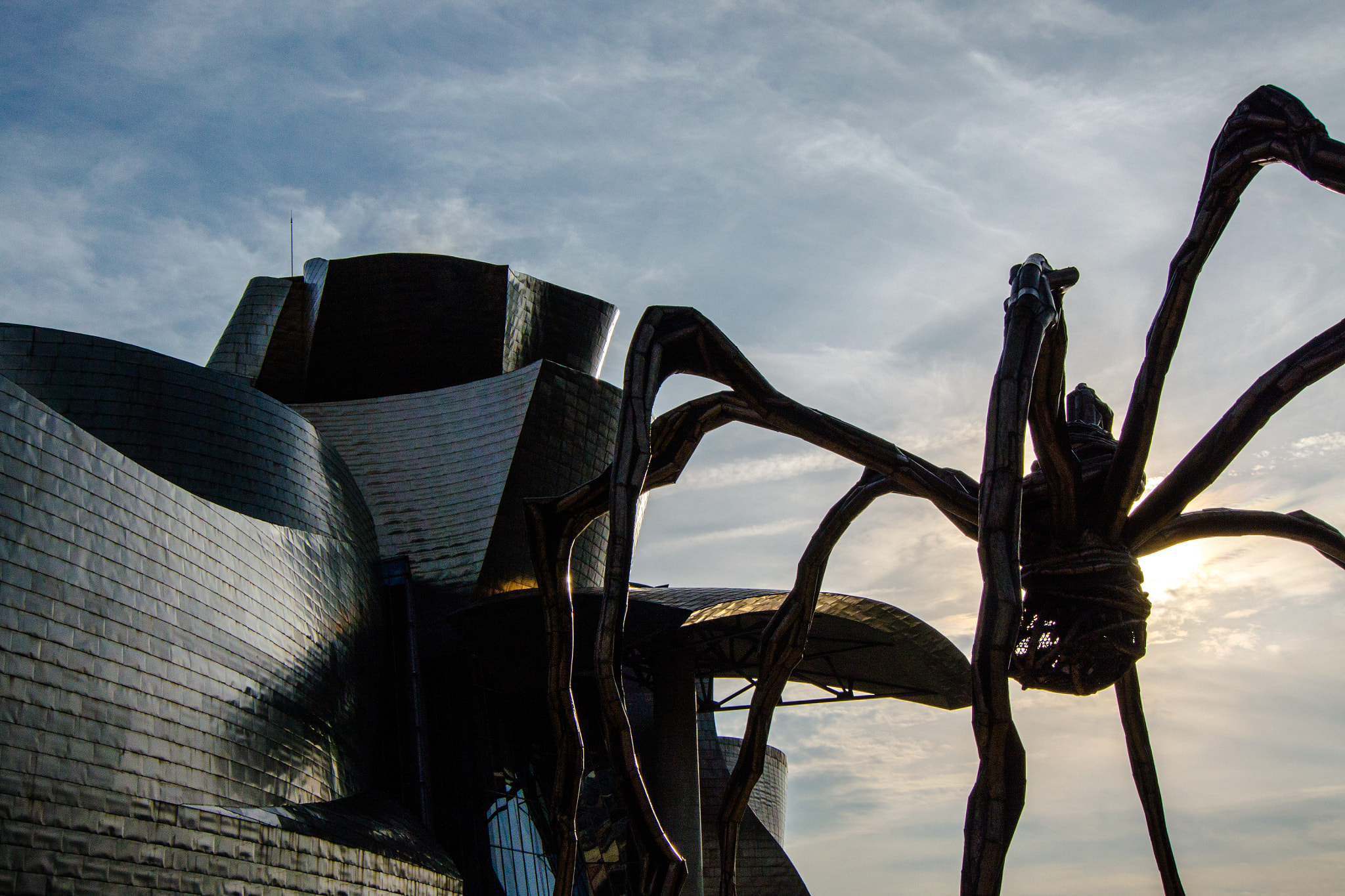 Nikon 1 V2 sample photo. Guggenheim museum, bilbao photography