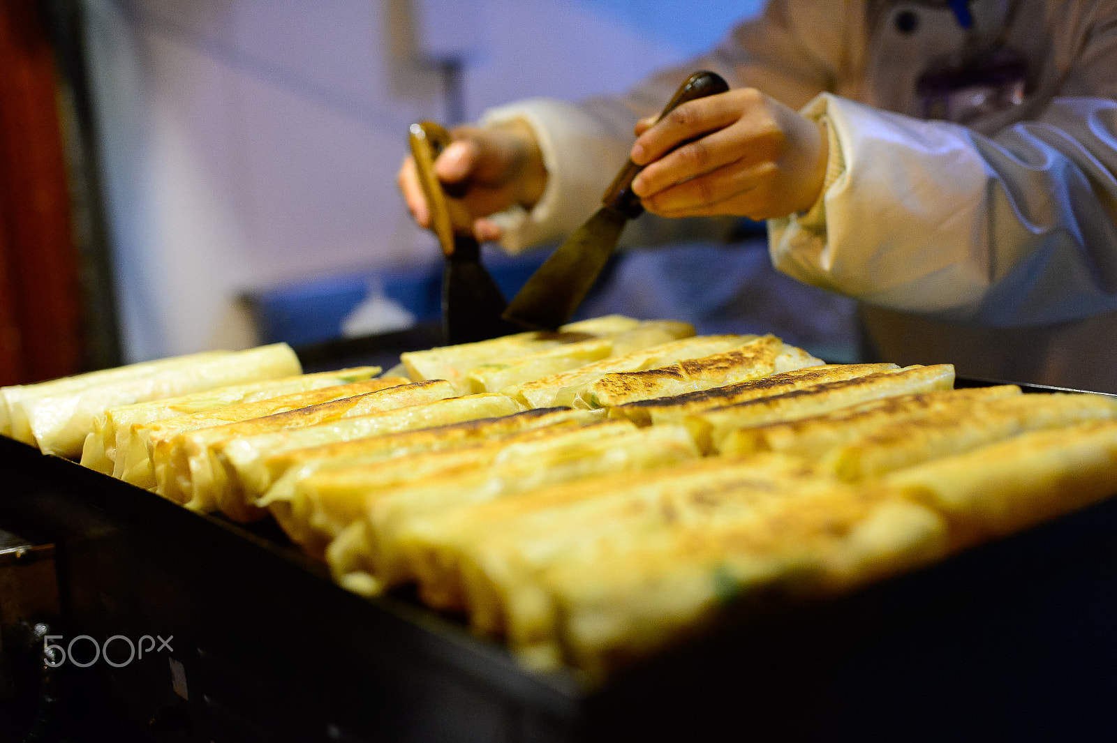 Nikon Df + Sigma 50mm F1.4 DG HSM Art sample photo. Traditional chinese food: spring rolls photography