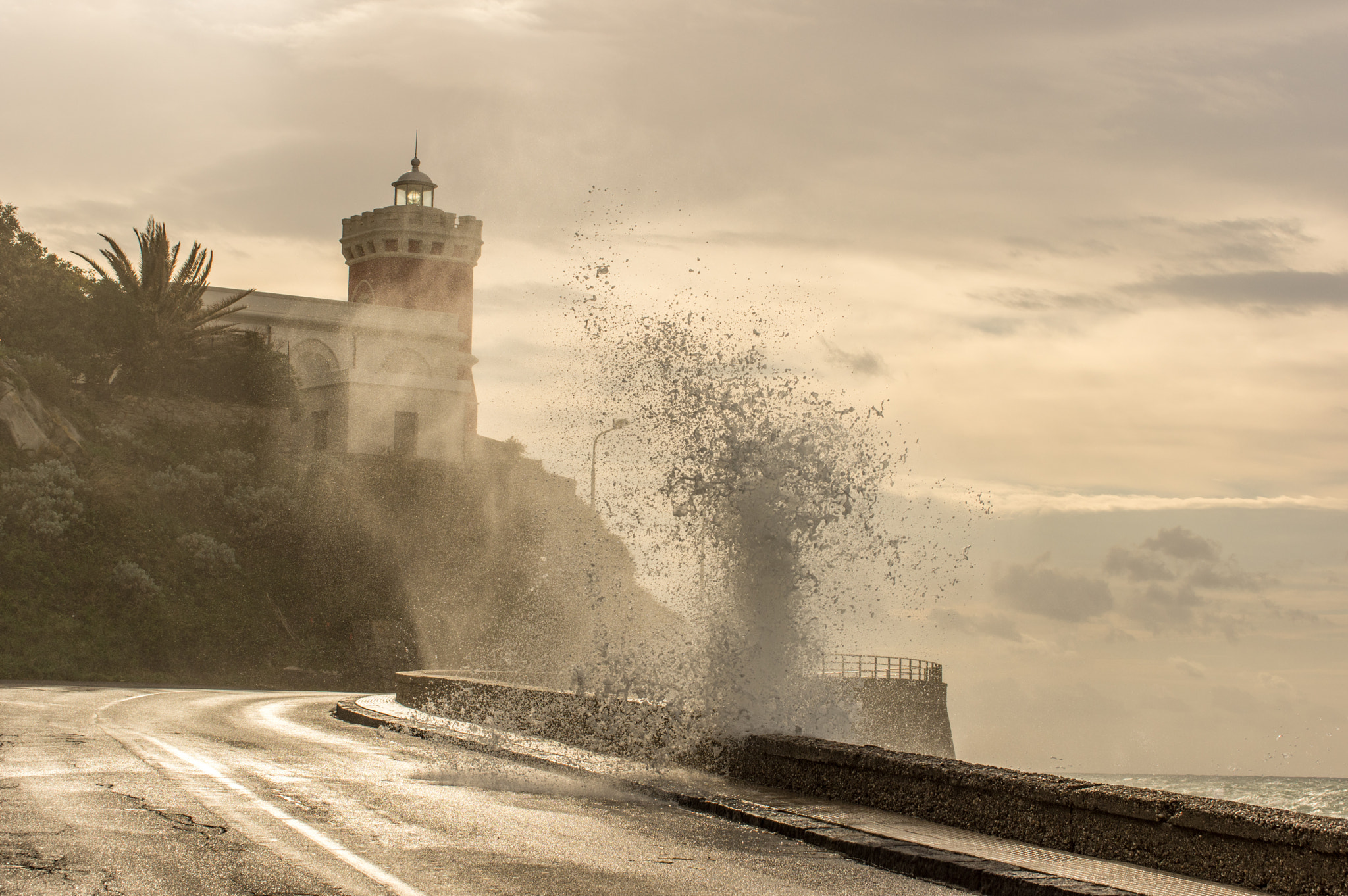 Pentax K-3 II sample photo. Lighthouse and storm  photography