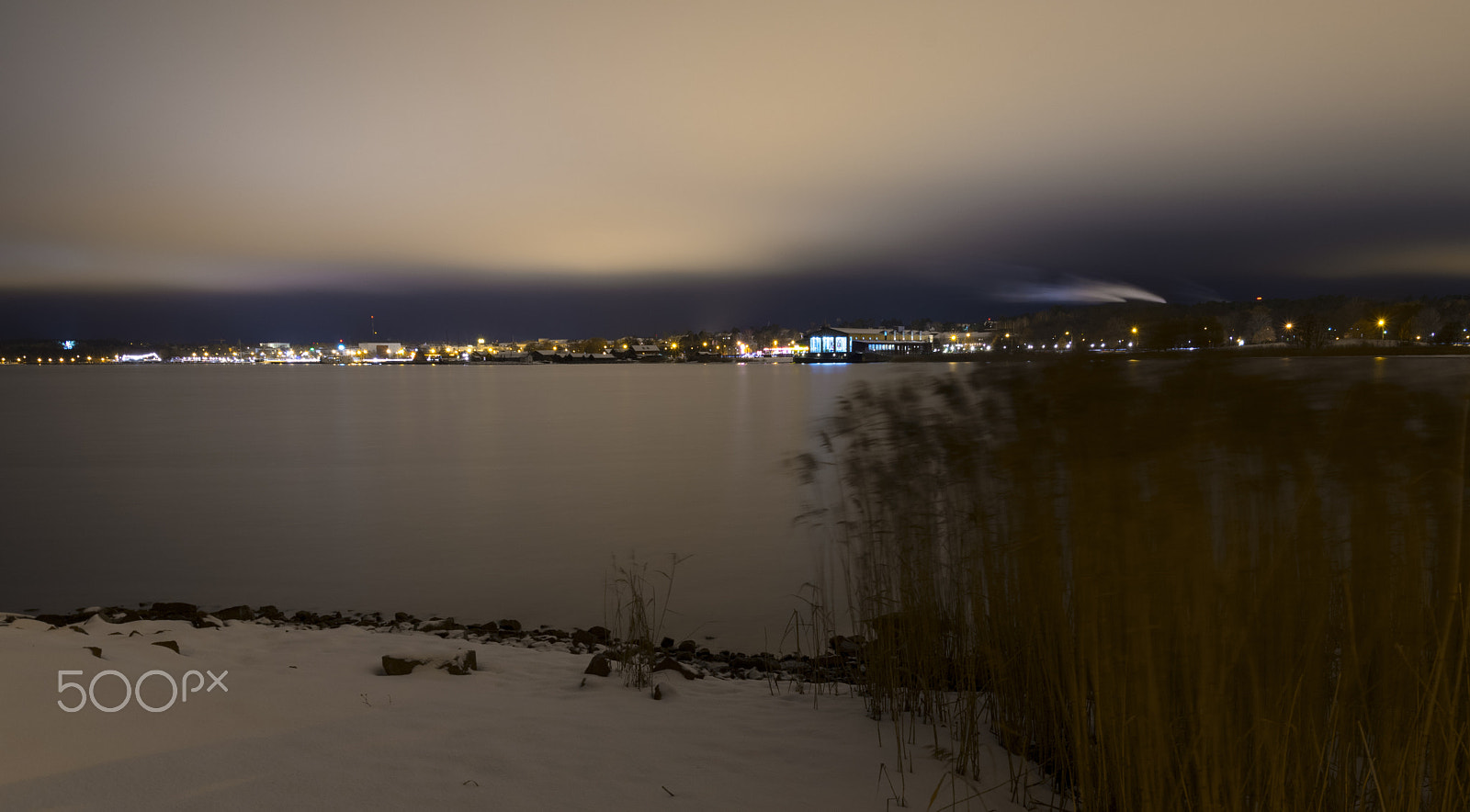 Nikon D500 sample photo. "city" lights mariehamn photography