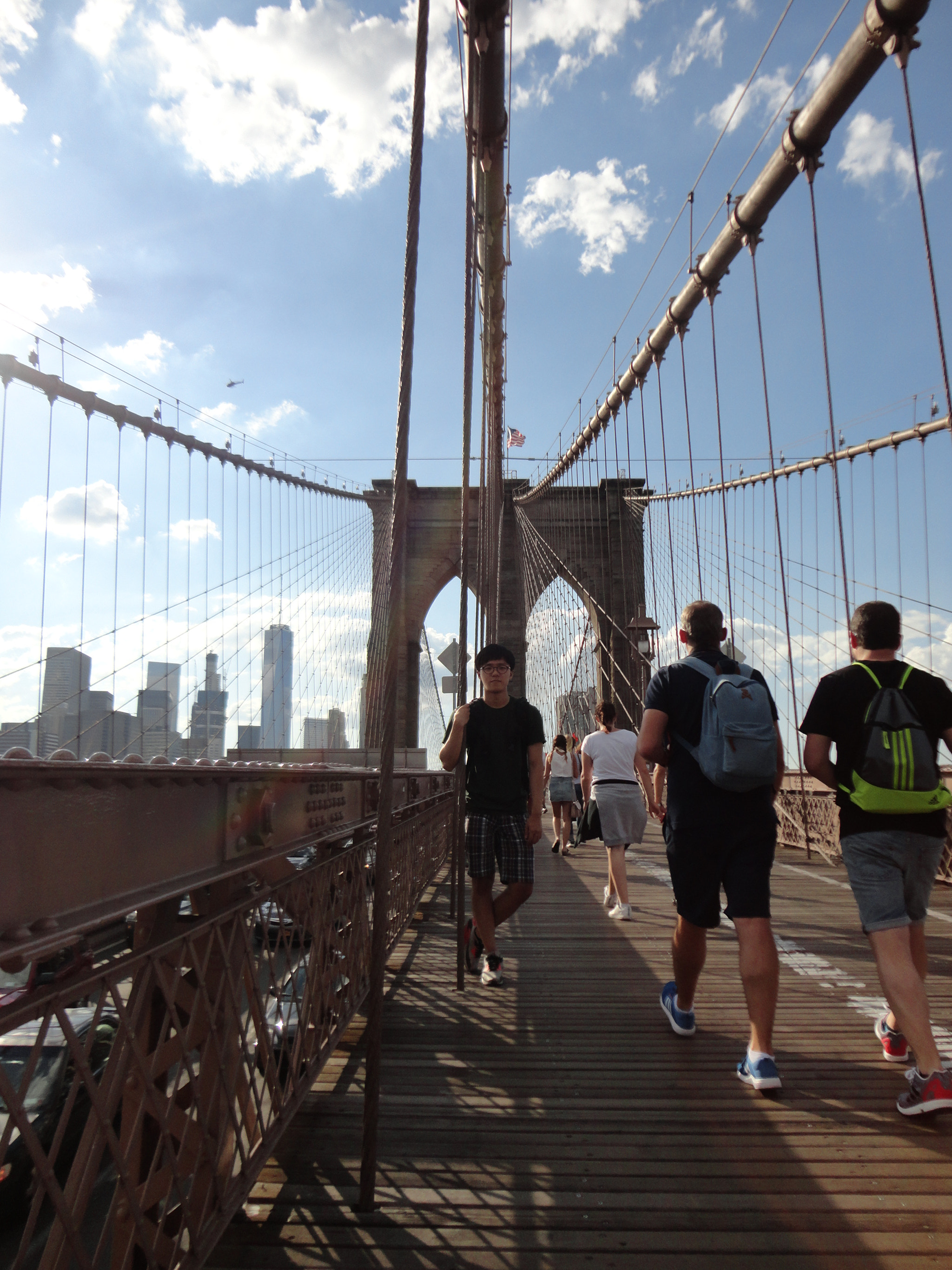 Sony DSC-W580 sample photo. Brooklyn bridge photography