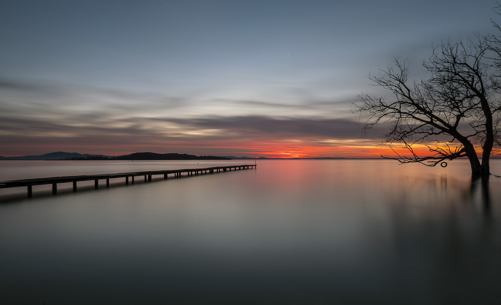 Pentax K-1 sample photo. Red sunset photography