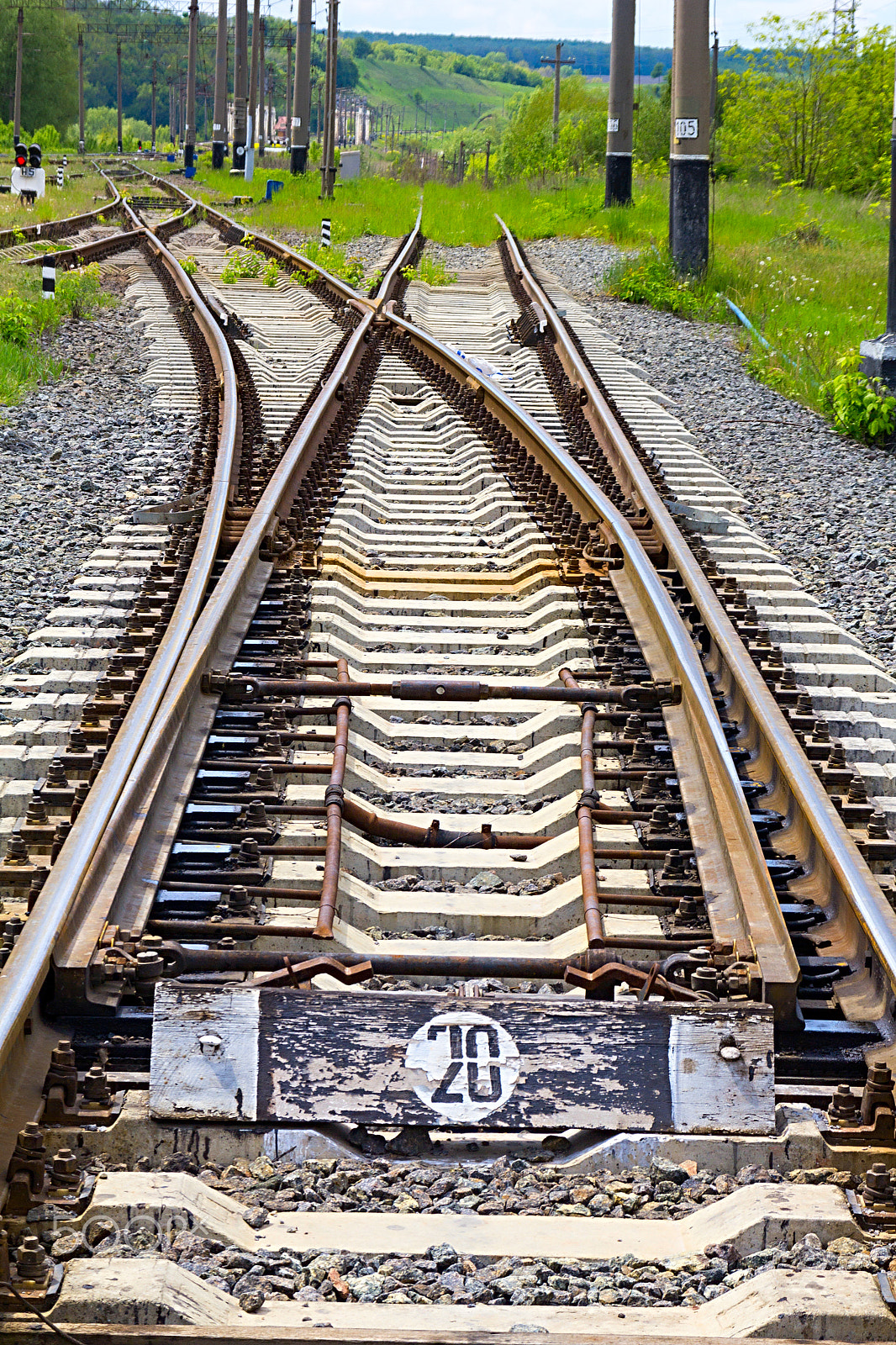 Canon EOS 60D sample photo. The old railroad photography