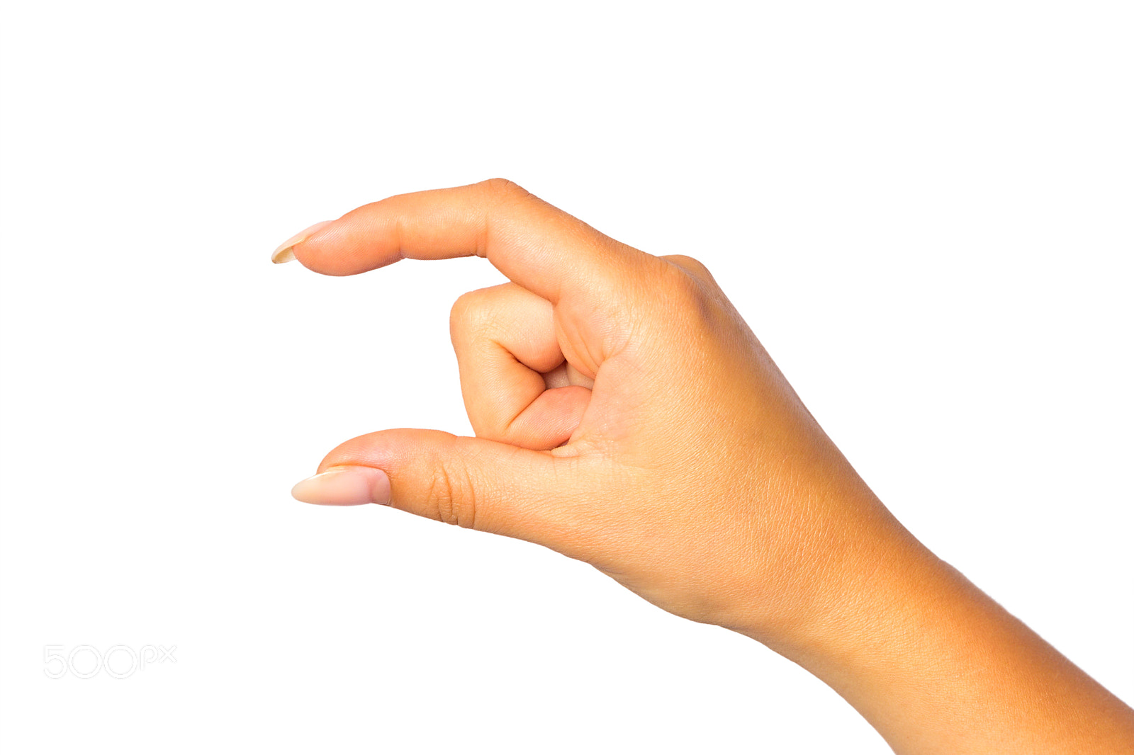 Canon EOS 60D sample photo. Female hand on a white background photography