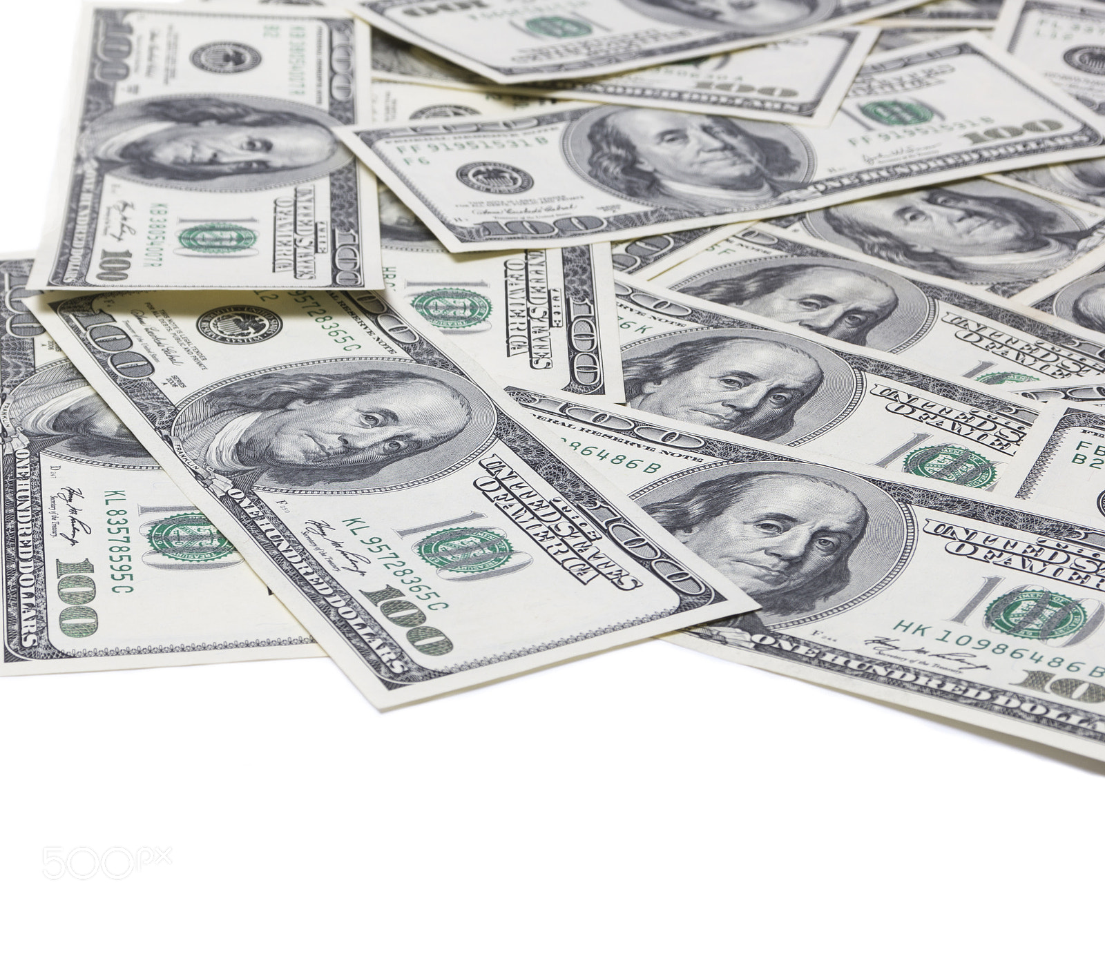 Canon EOS 60D sample photo. Dollars on white background photography