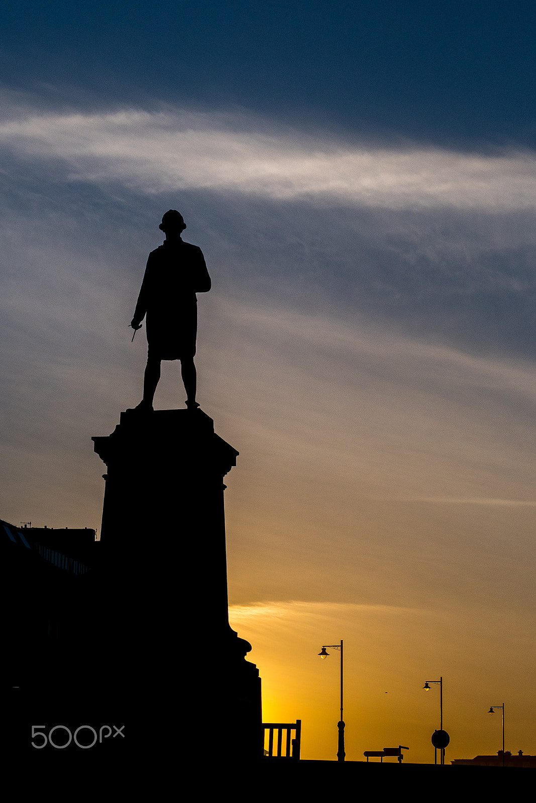 Nikon D500 + Sigma 50mm F1.4 DG HSM Art sample photo. Sunset silhouette photography