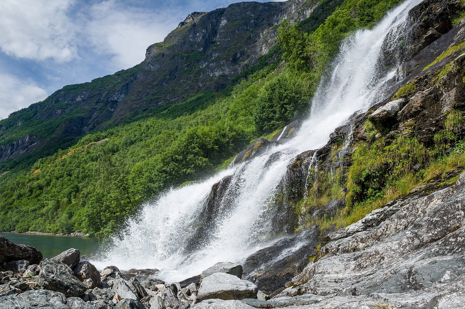 Nikon D3S sample photo. Geiranger fjord waterfalls, norway. photography