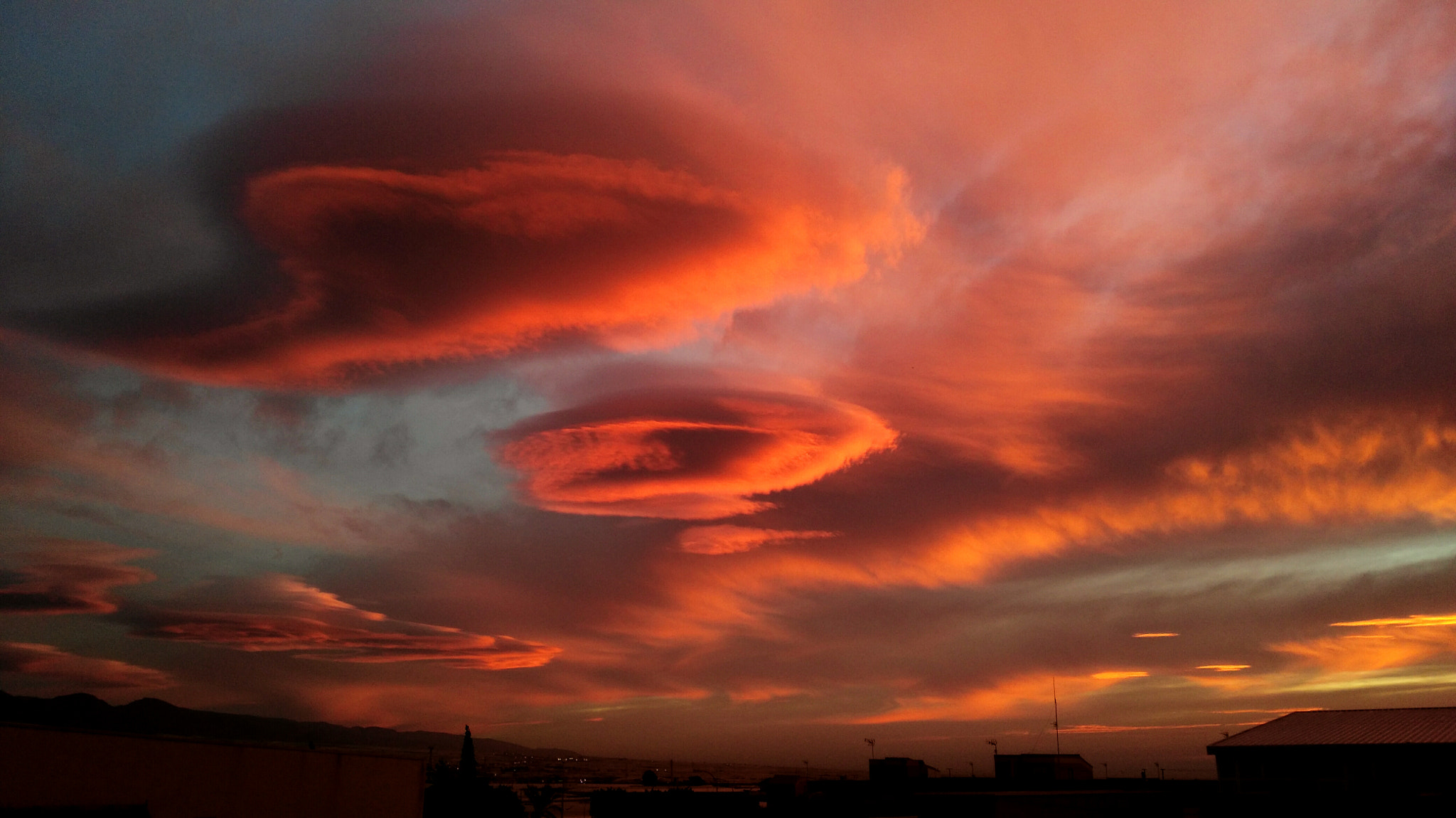 HUAWEI G7-L01 sample photo. Red sky photography