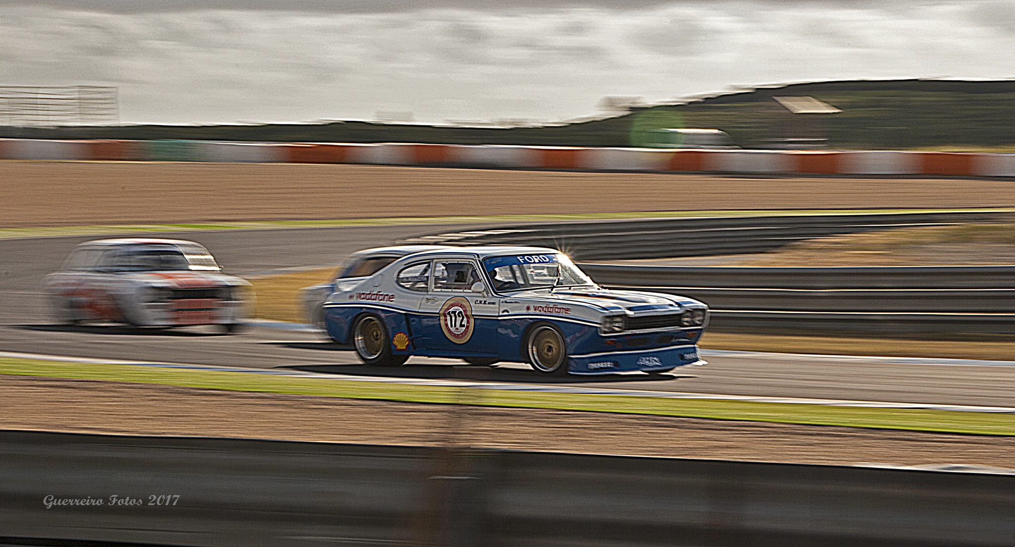 Nikon D3000 + Sigma 18-250mm F3.5-6.3 DC OS HSM sample photo. National champinship race - ford capri photography