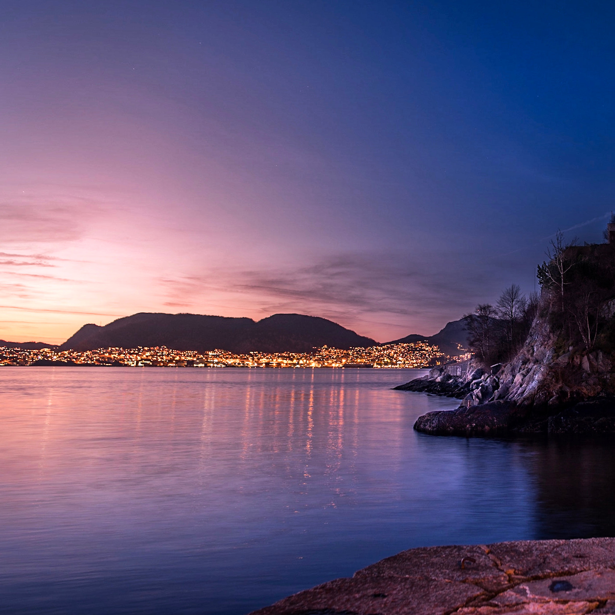 Nikon D810A sample photo. An exceptional moment, sunset over the city of ber ... photography