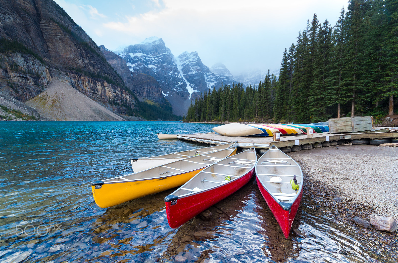 Pentax K-5 IIs sample photo. Moraine lake photography