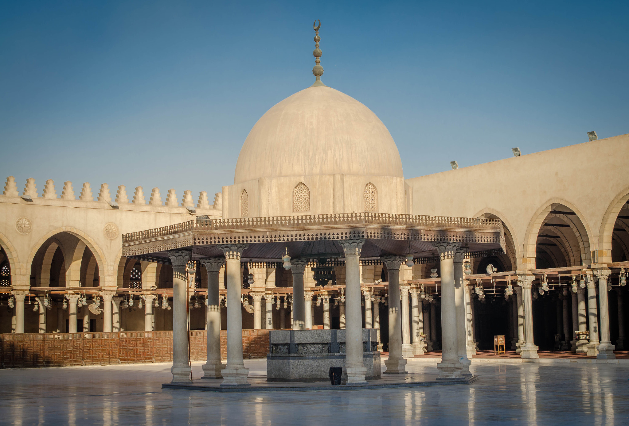 Nikon D5100 + Sigma 24-70mm F2.8 EX DG HSM sample photo. Amr ibn el aas mosque - cairo eg photography