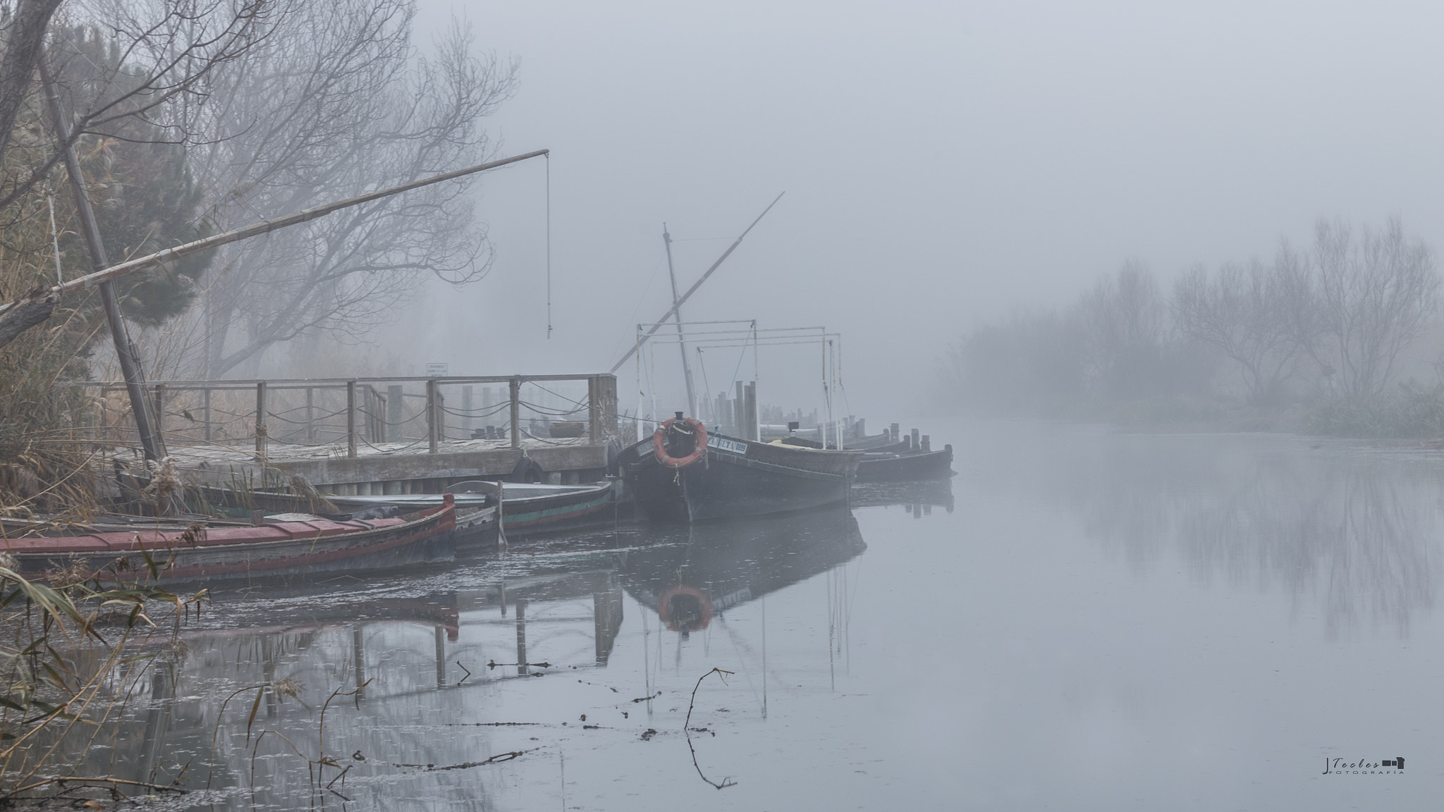 Canon EF 70-200mm F2.8L IS USM sample photo. Niebla ii. puerto de catarroja. valencia photography