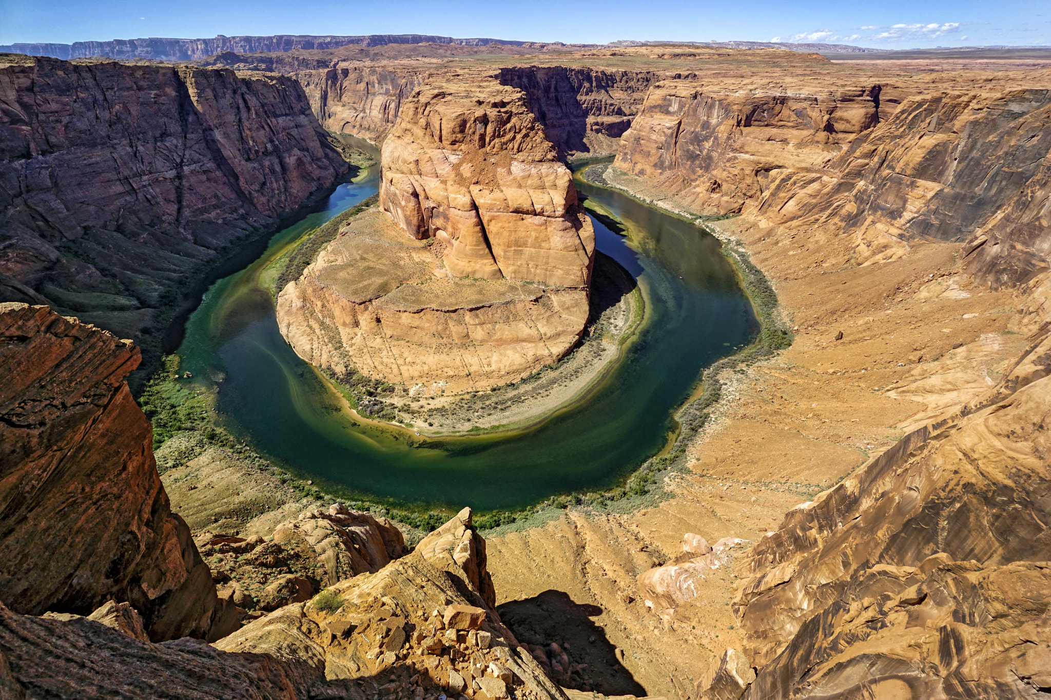 Sony a6000 + Sony E 10-18mm F4 OSS sample photo. Horseshoe bend photography