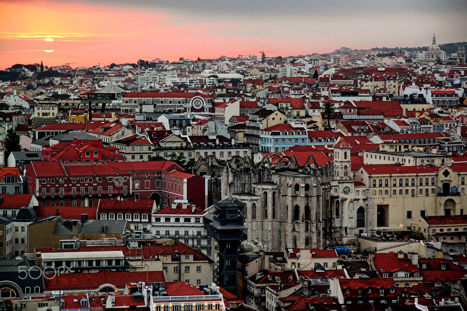 Canon EOS 500D (EOS Rebel T1i / EOS Kiss X3) sample photo. Lisbon cityscape, portugal photography