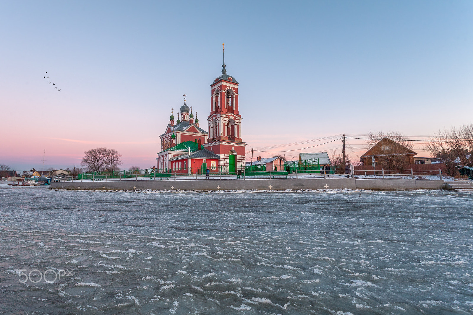 Canon EOS 5D sample photo. Church at the lake photography