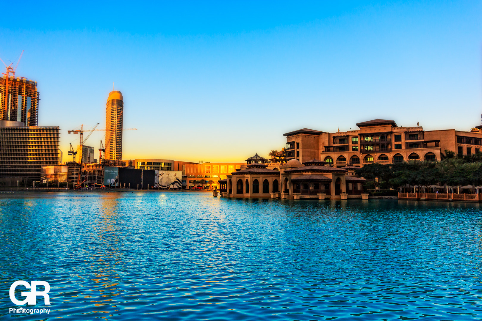 Canon EOS 60D sample photo. Downtown dubai lake view photography