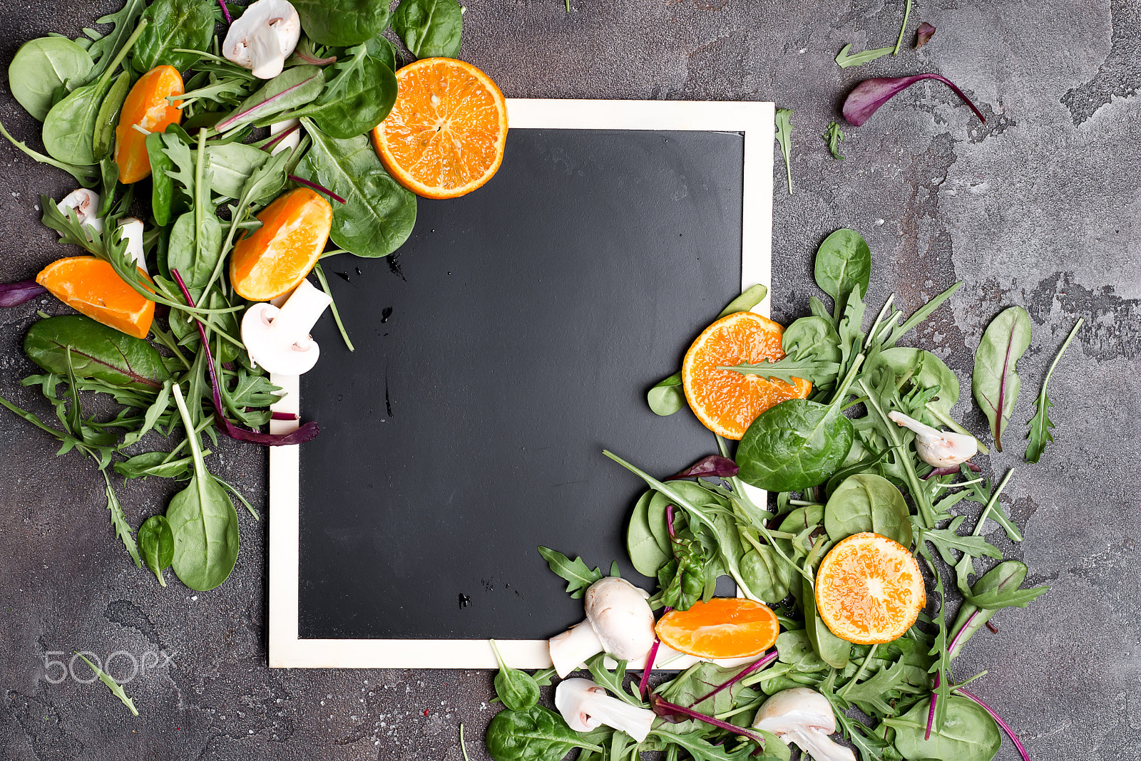 Nikon D610 + AF Nikkor 50mm f/1.8 sample photo. Mixed salad leaves photography