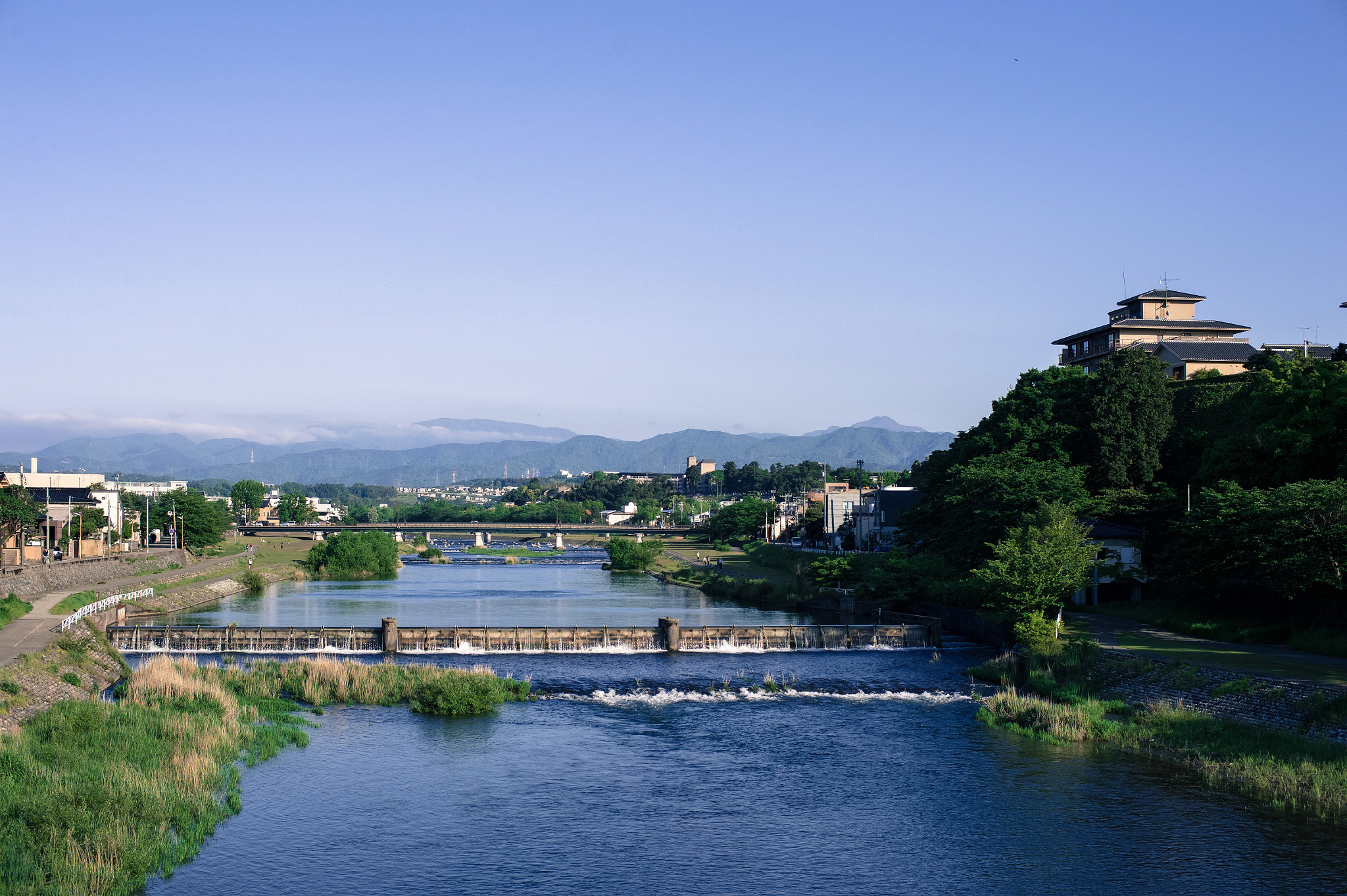 Nikon Df + Manual Lens No CPU sample photo. 犀川 from kanazawa japan photography