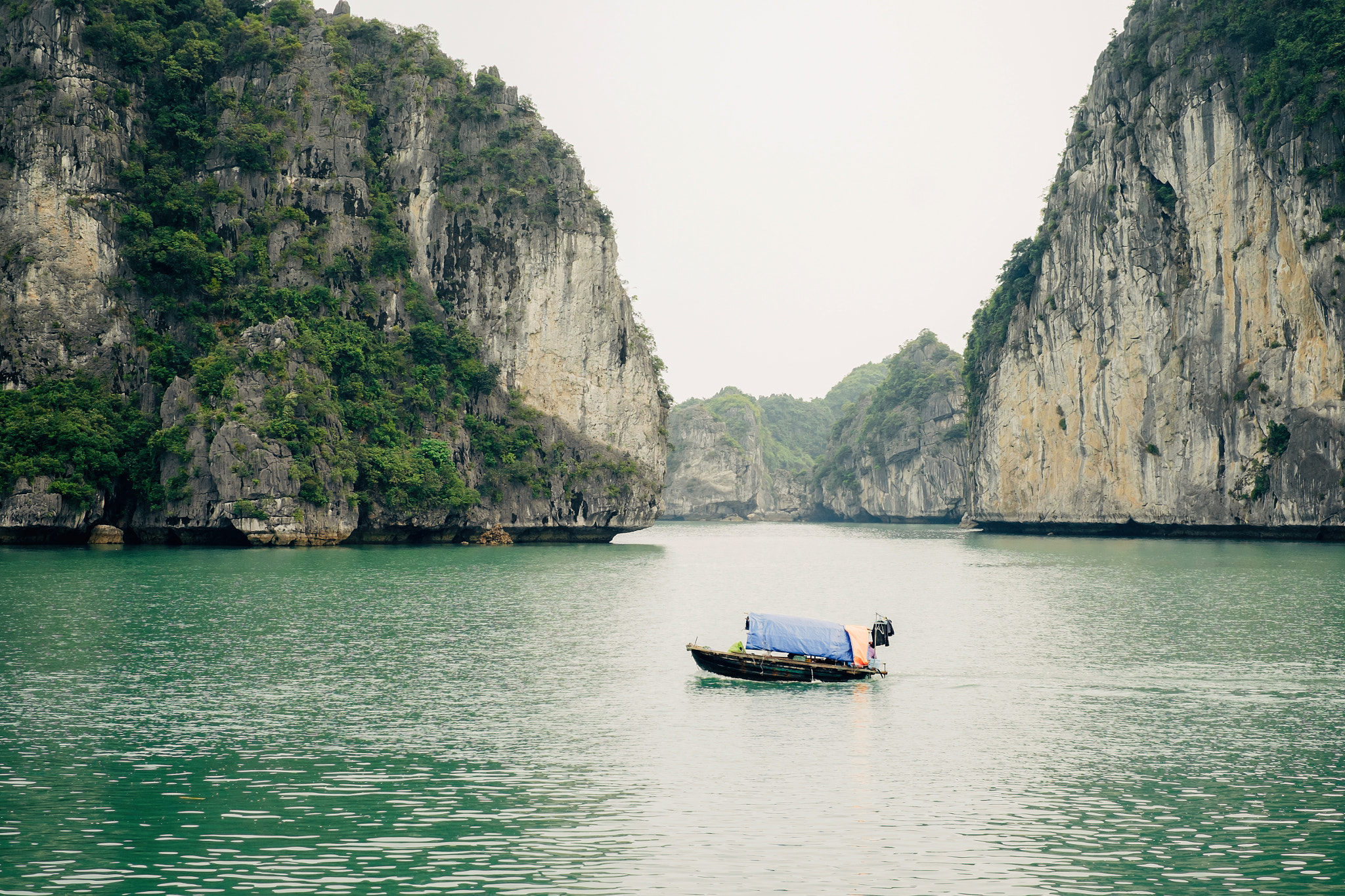 Beautiful landscape in Ha long Bay