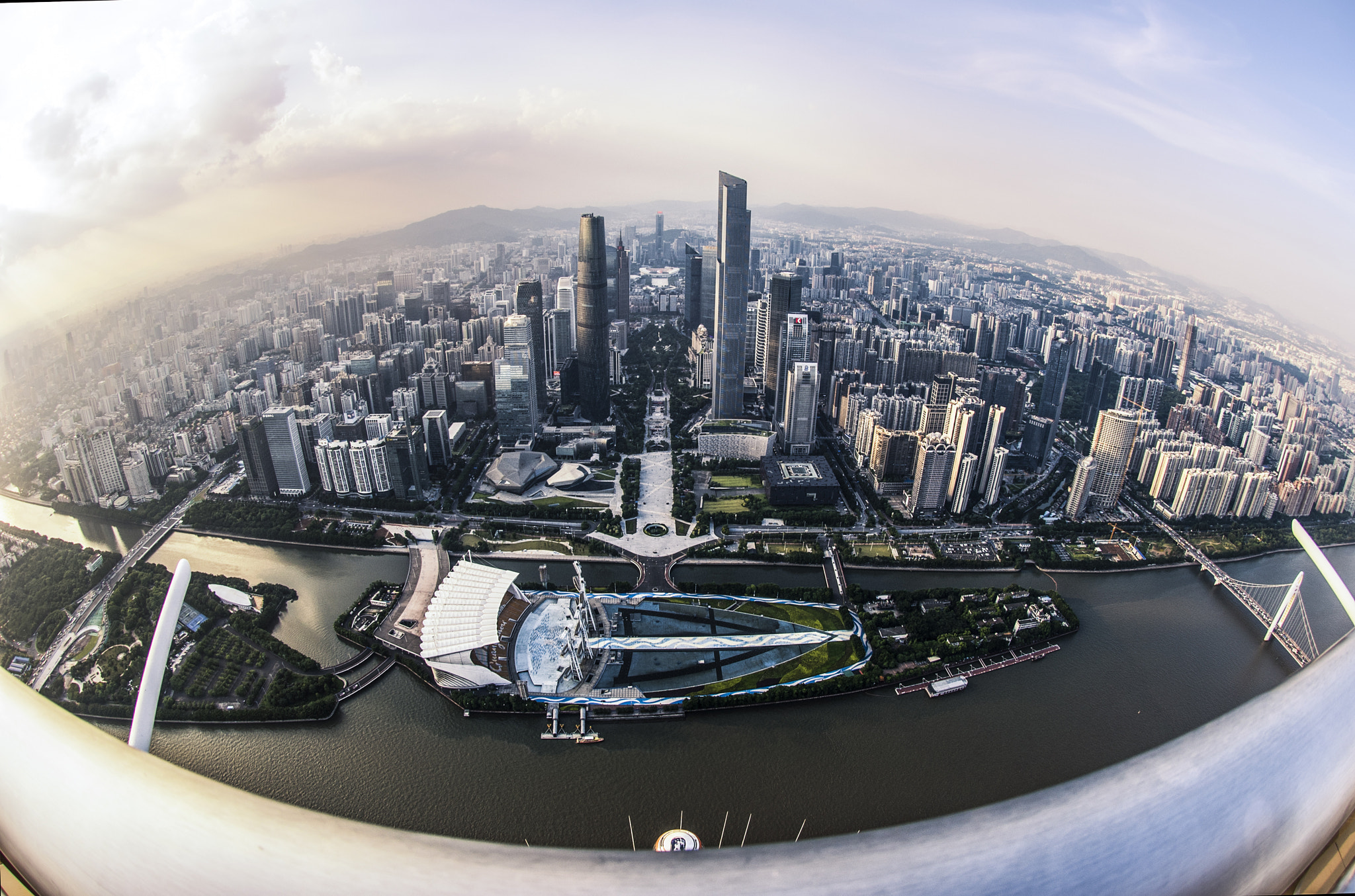 Nikon D750 + Nikon AF DX Fisheye-Nikkor 10.5mm F2.8G ED sample photo. Guang zhou city photography