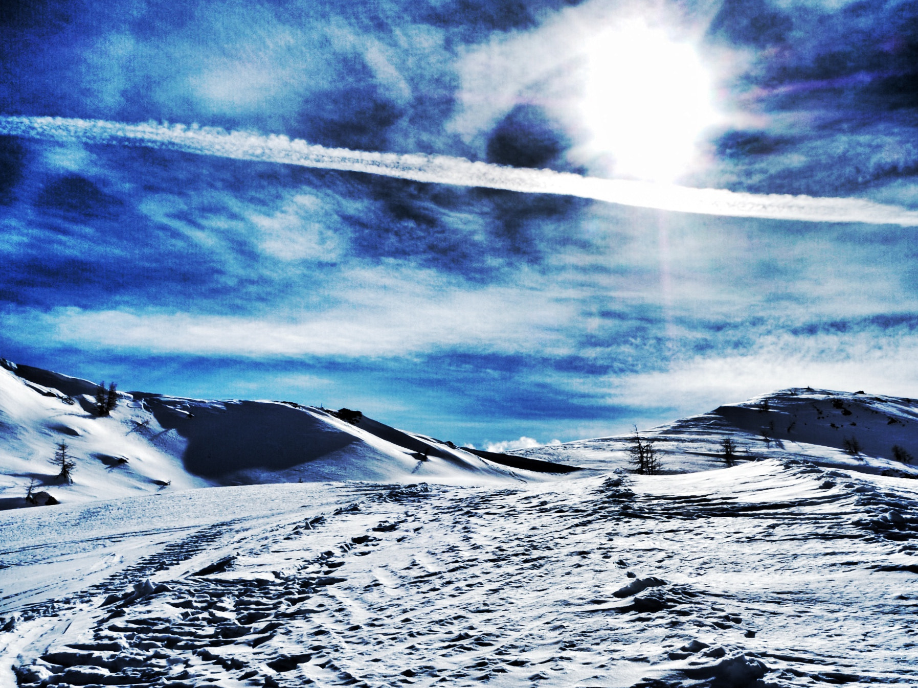 Olympus PEN-F sample photo. Skiing on the moon photography