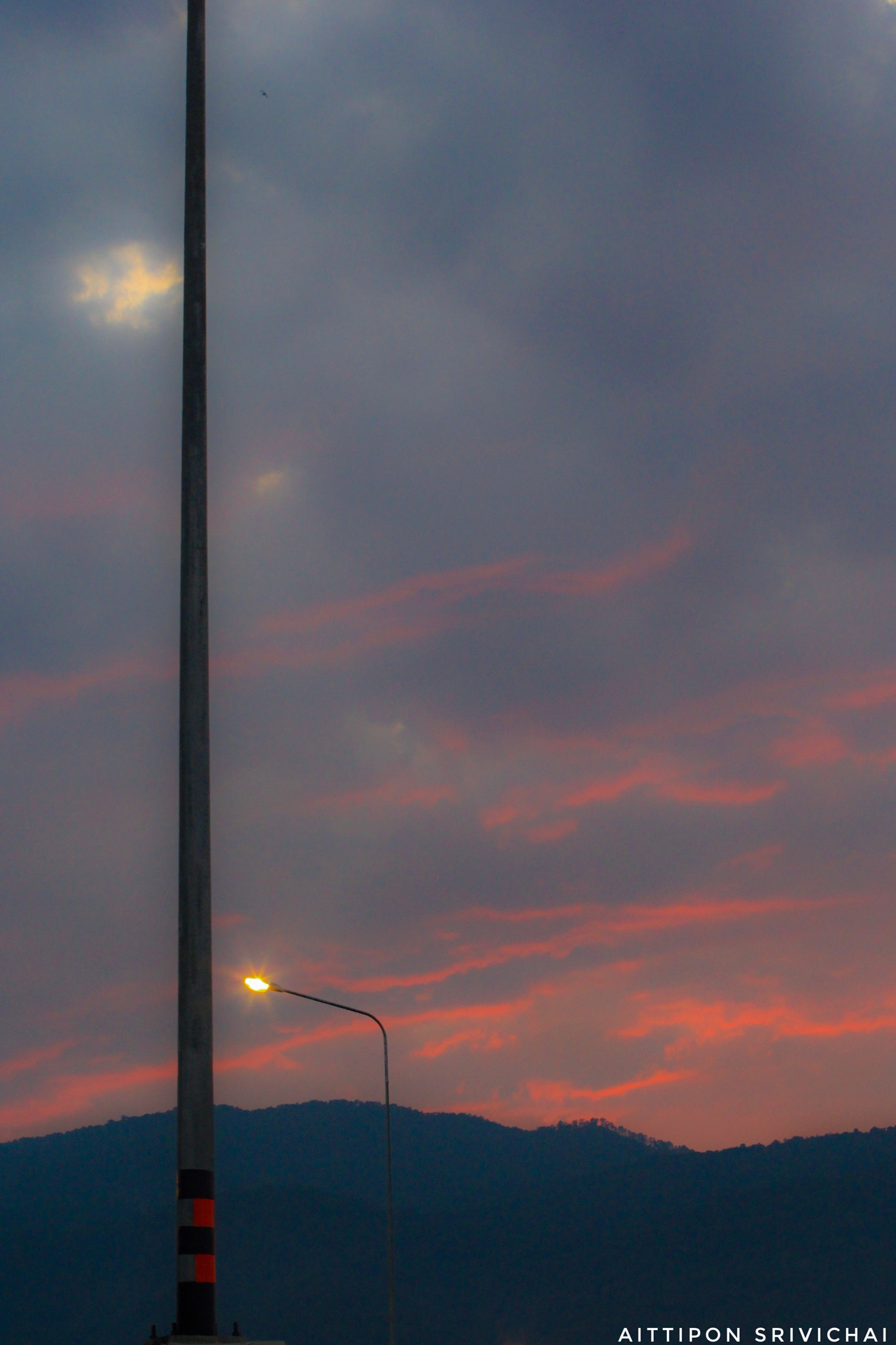 Canon EF 70-200mm F4L USM sample photo. Red sky photography