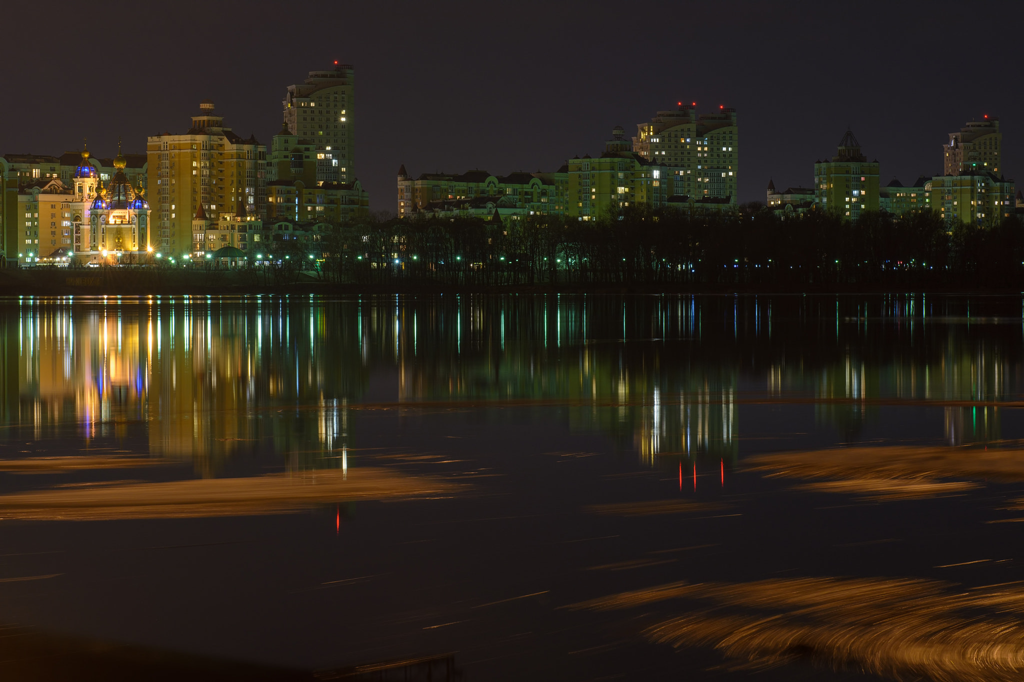 Nikon AF-S Nikkor 24-70mm F2.8G ED sample photo. Night kyiv photography