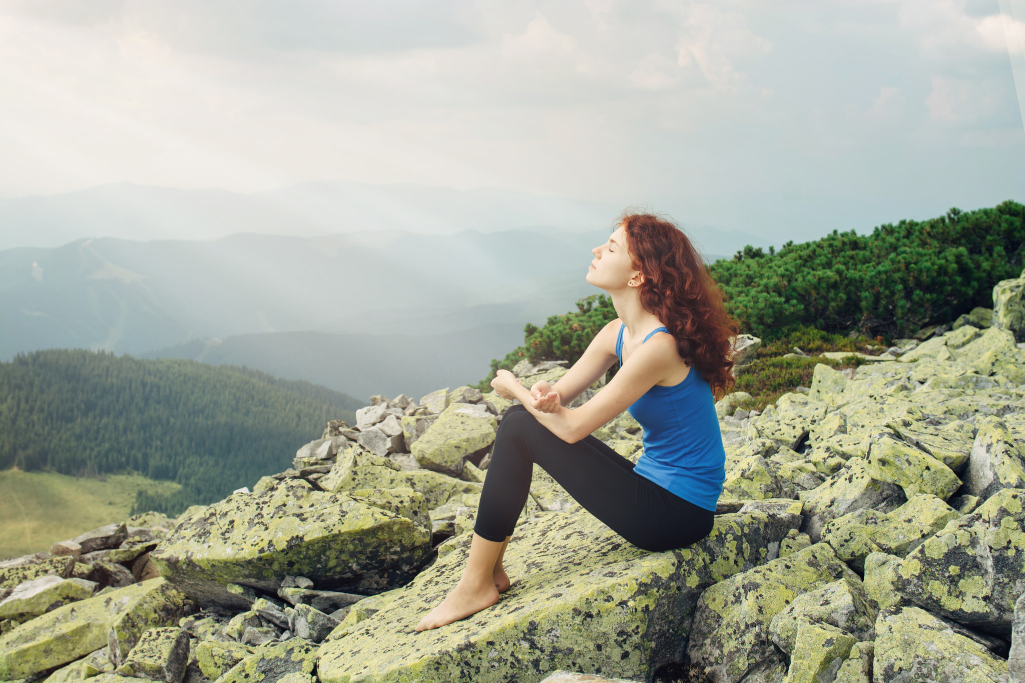 Nikon AF-S Nikkor 24-70mm F2.8G ED sample photo. Woman relaxing on the nature photography