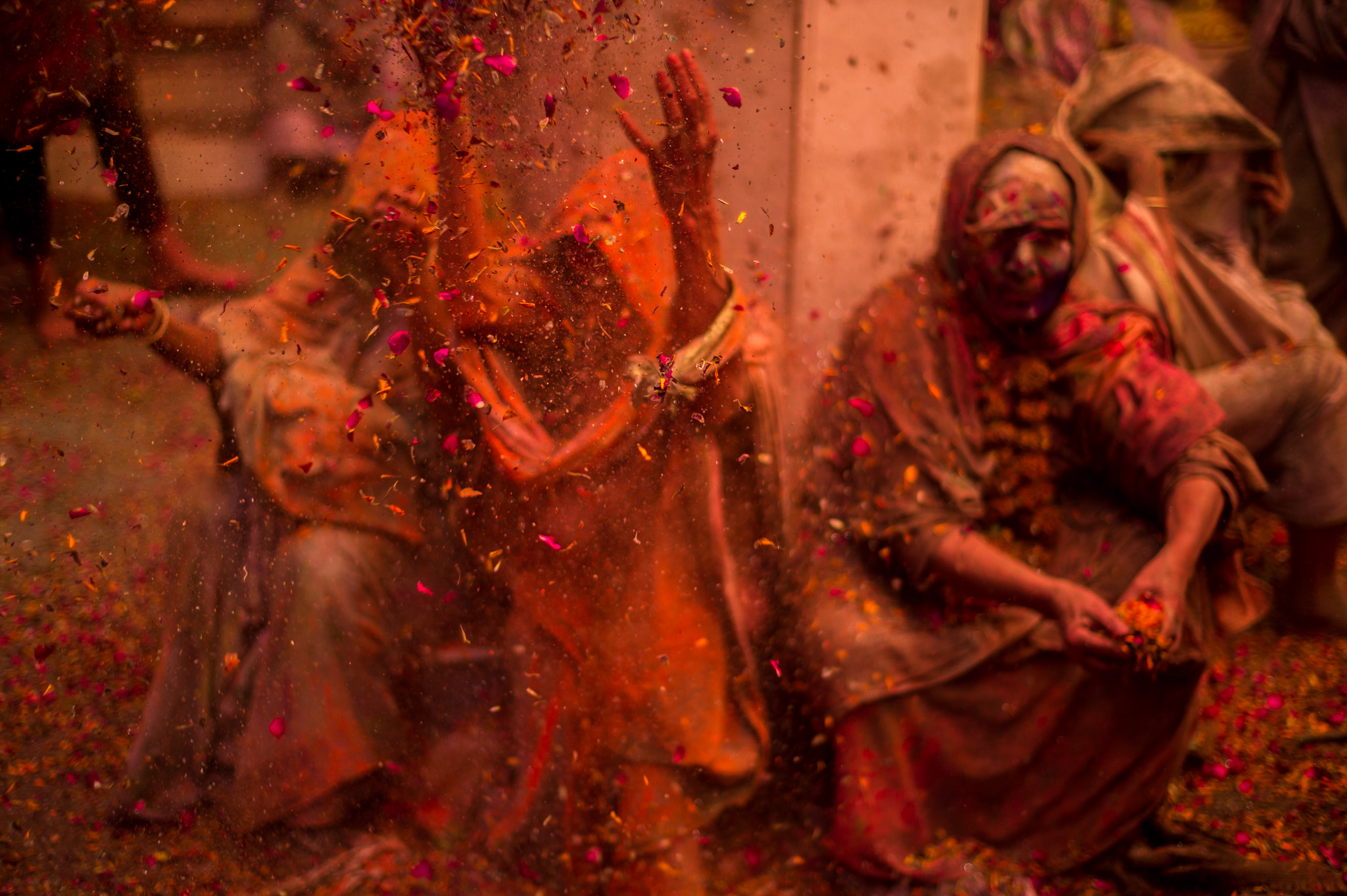 Nikon D4S + Nikon AF Nikkor 50mm F1.8D sample photo. Widows of vrindavan photography
