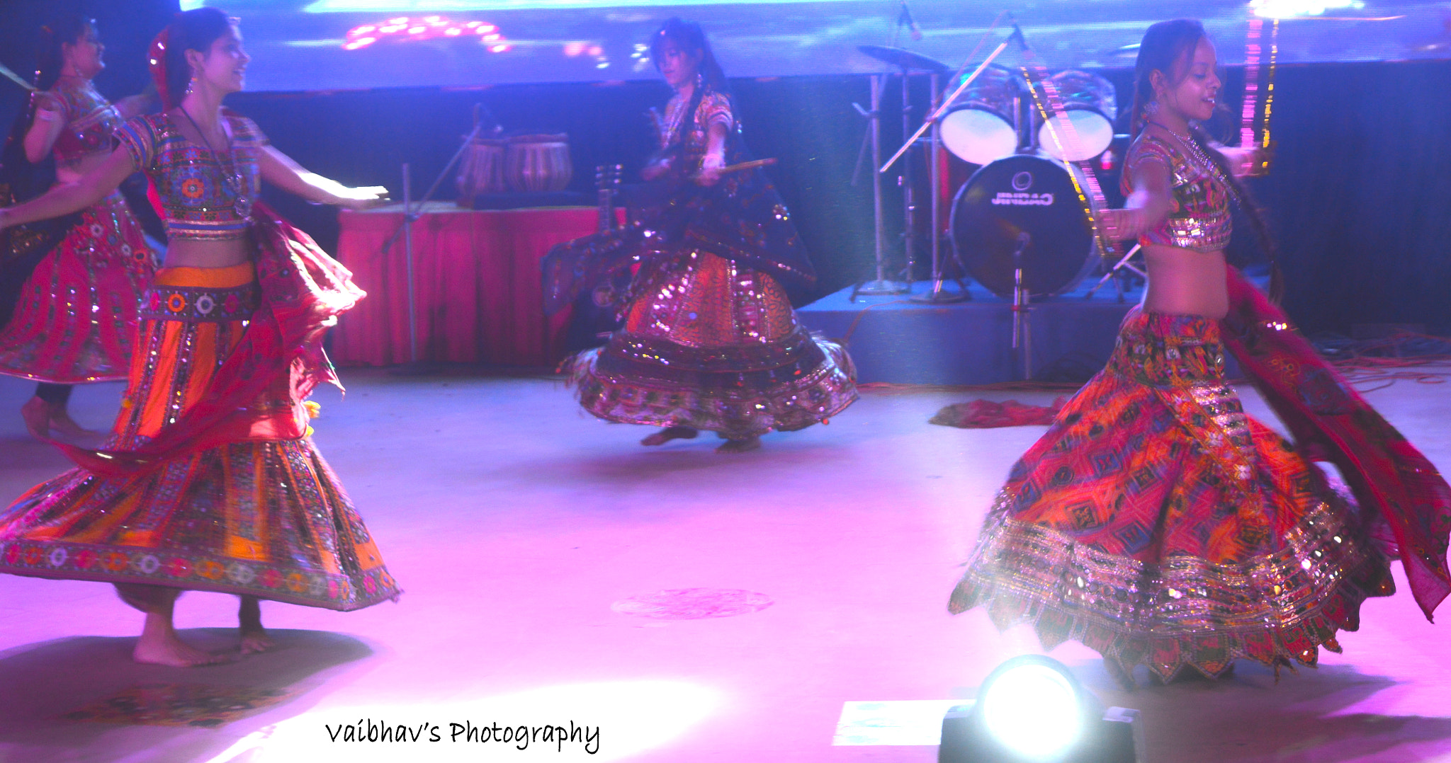 Nikon D3200 + AF Nikkor 18mm f/2.8D sample photo. Garba (gujrati dance) photography