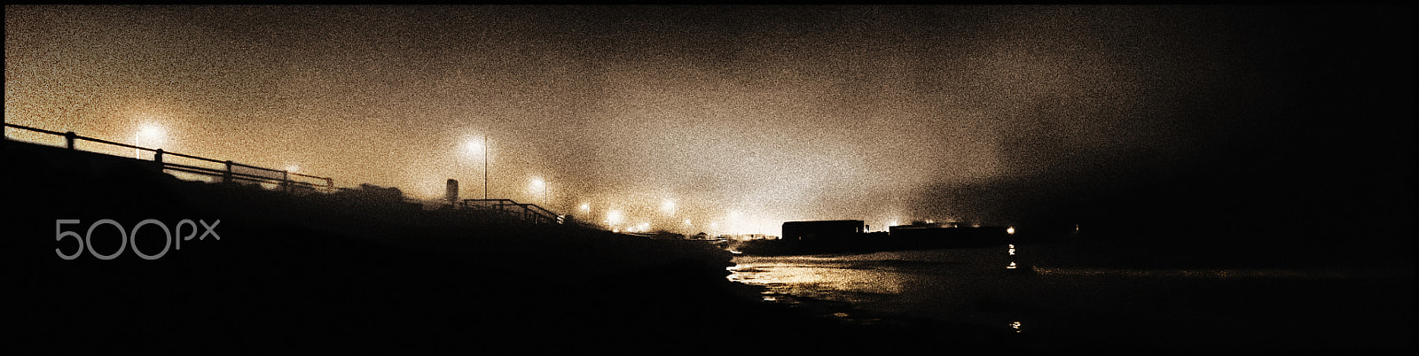 Canon EF-S 24mm F2.8 STM sample photo. Sepia rain and fog photography