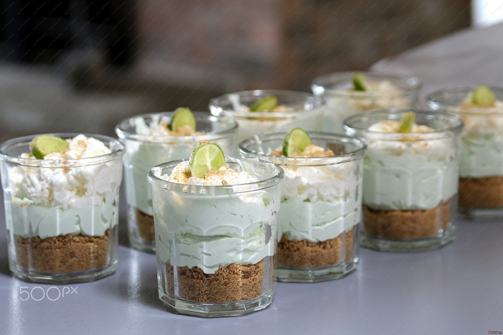 Canon EF 70-300mm F4-5.6 IS USM sample photo. Keylime pie cups photography