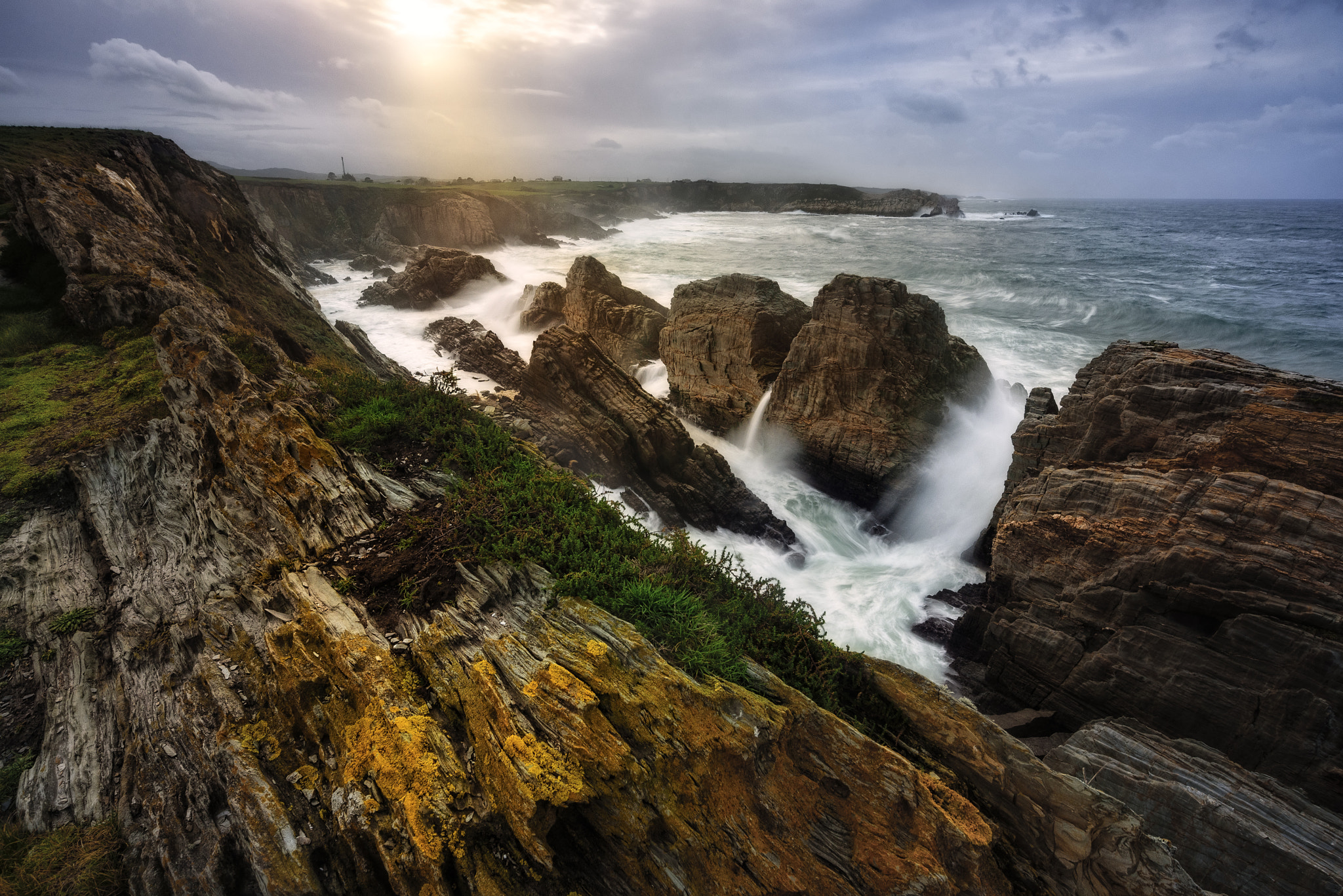 Nikon D750 sample photo. Rough sea photography