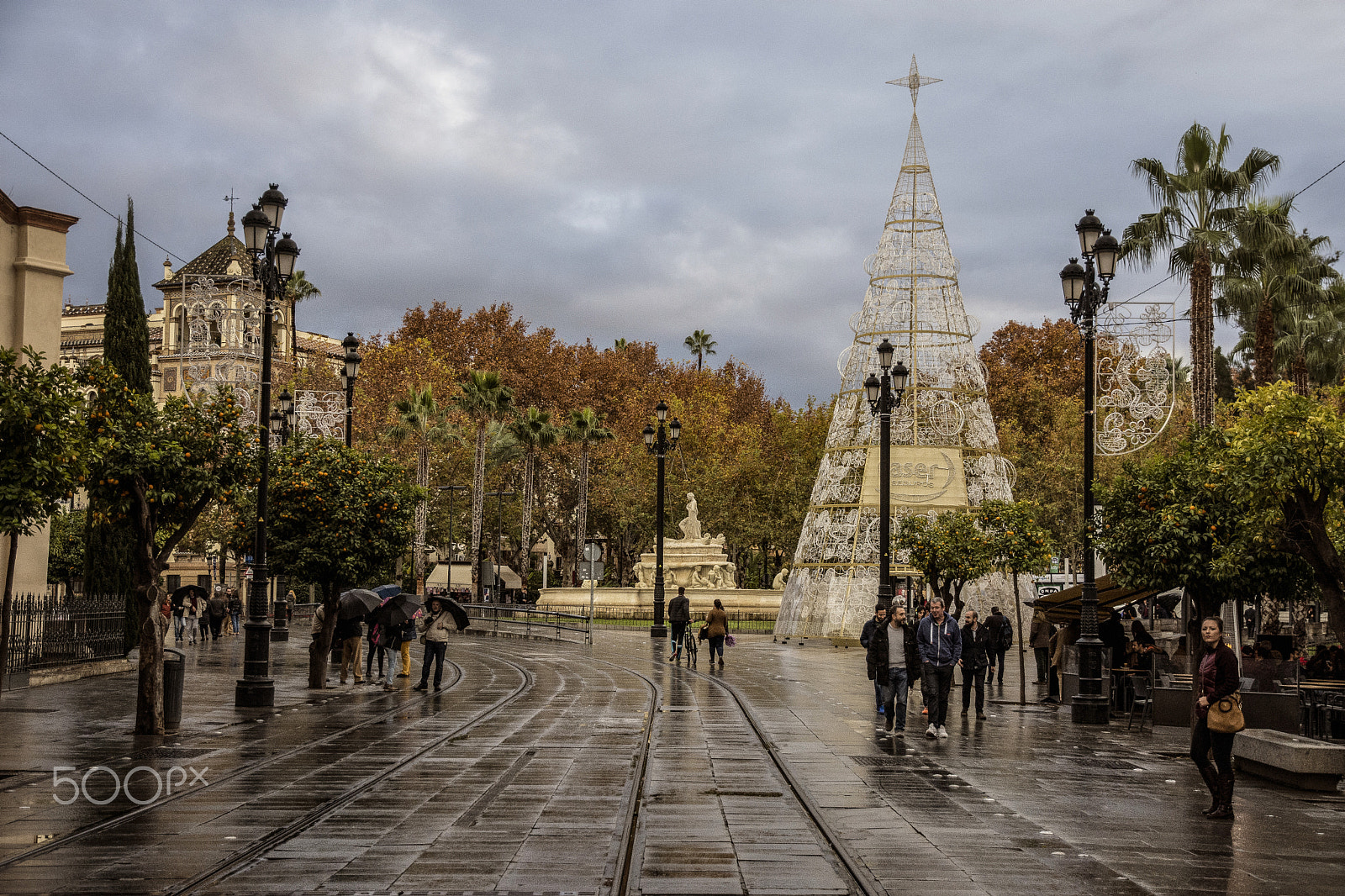 Nikon D7200 sample photo. Seville after rain photography