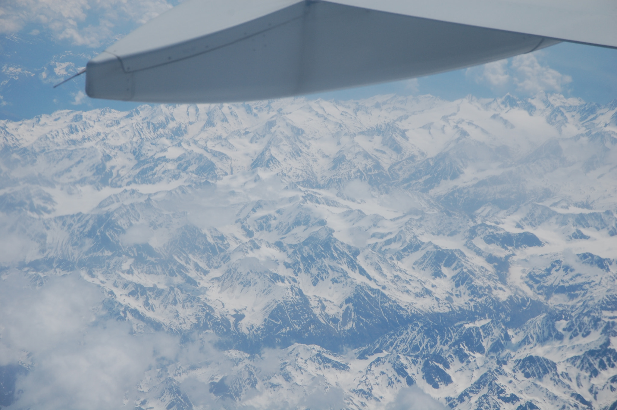 Nikon D40 sample photo. Beautiful sight from airplane photography
