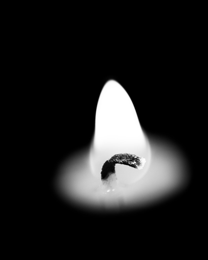 Sony a99 II sample photo. Candle in black photography