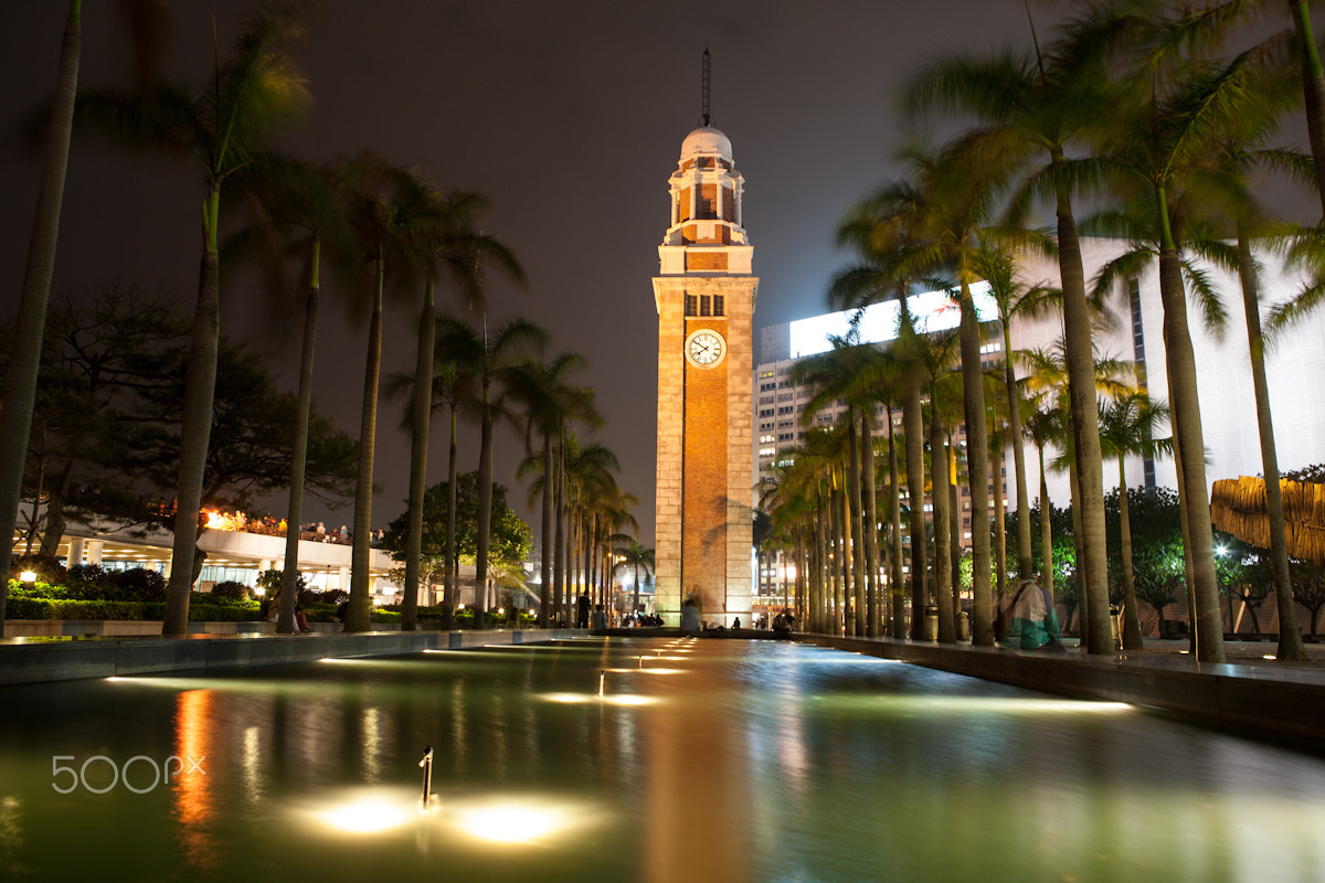 Canon EOS 5D + Canon EF 24-70mm F2.8L USM sample photo. Clock tower in hong kong photography