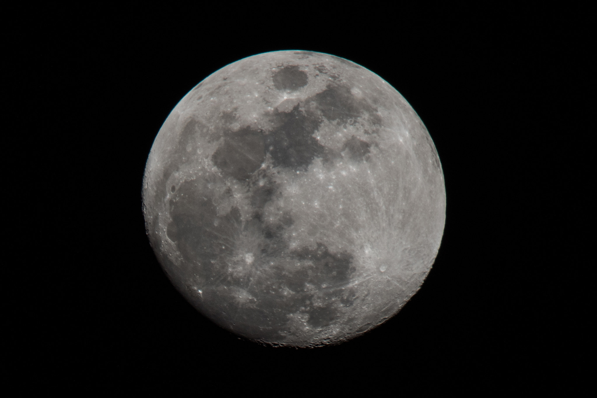 Nikon D810 + Sigma 50mm F2.8 EX DG Macro sample photo. Moon photography