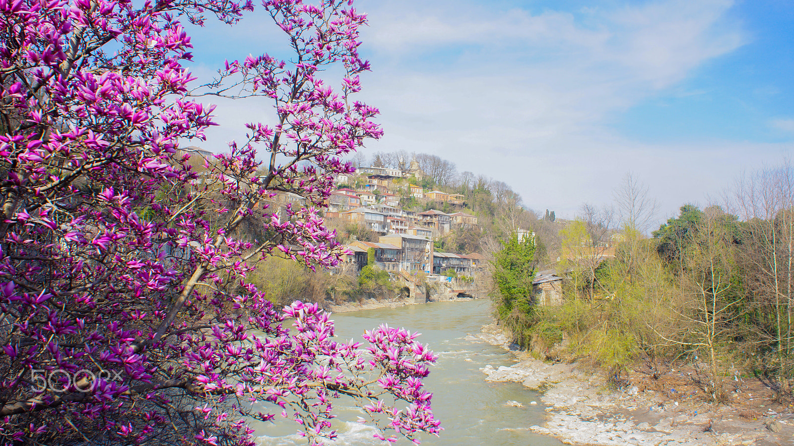 Sony Alpha NEX-7 + Sony E 18-55mm F3.5-5.6 OSS sample photo. Spring in kutaisi photography