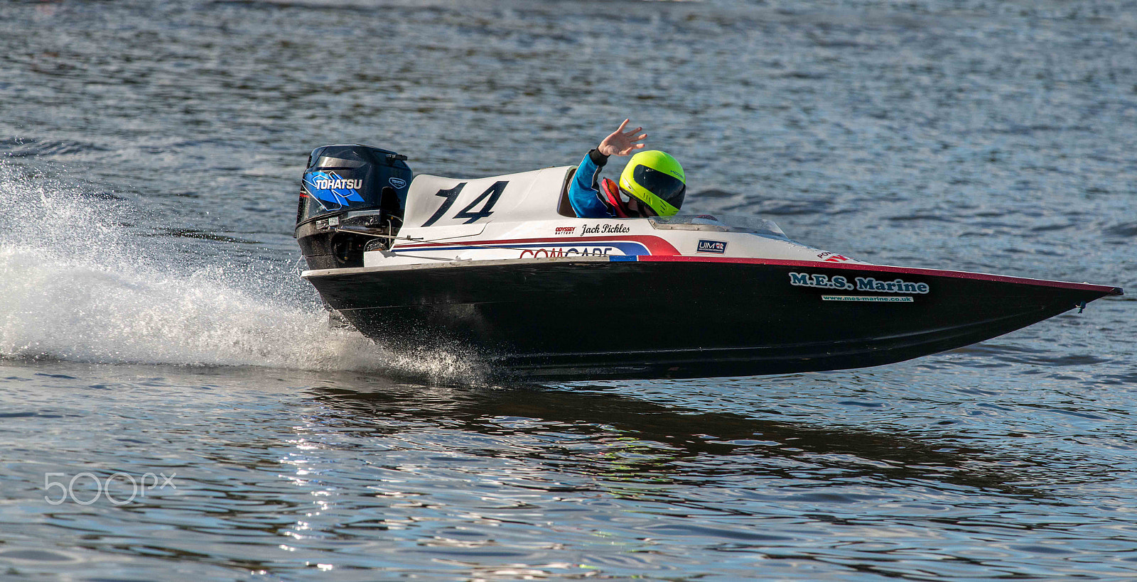 Nikon D800 + Nikon AF-S Nikkor 300mm F4D ED-IF sample photo. Power boat wave photography