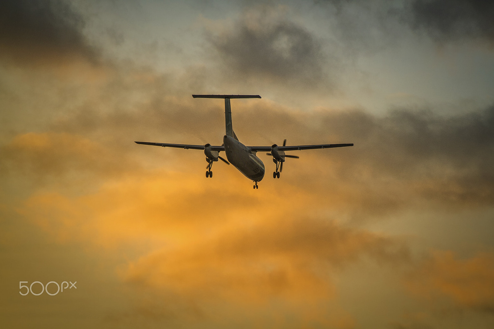 Canon EF-S 55-250mm F4-5.6 IS sample photo. Ready for landing photography