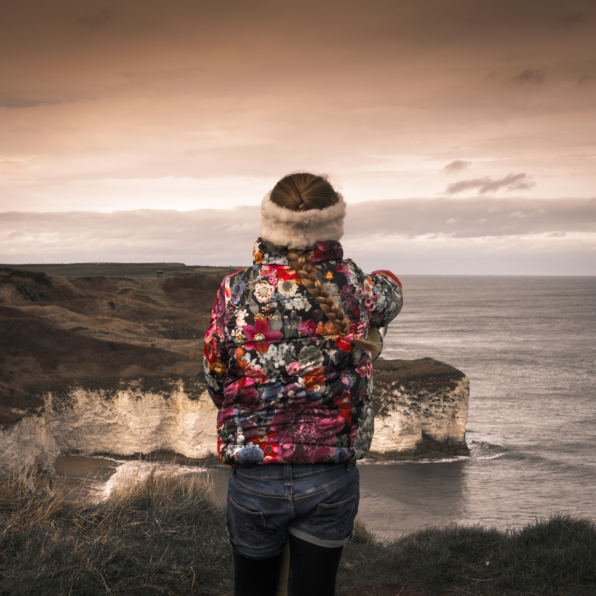 Nikon D7200 sample photo. My daughter enjoying the day out. great coat!! photography