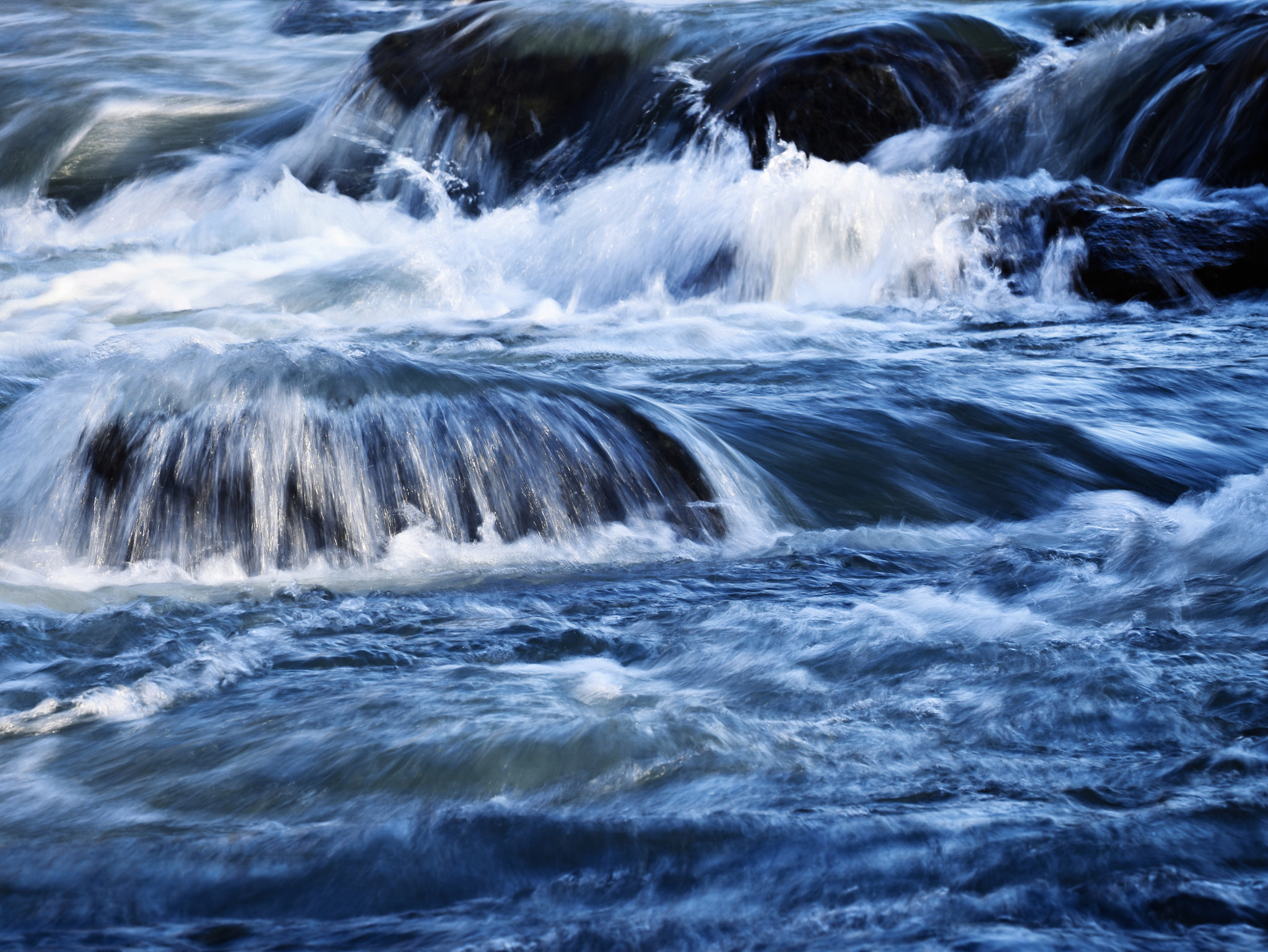 Nikon D5500 sample photo. Detail spring river photography