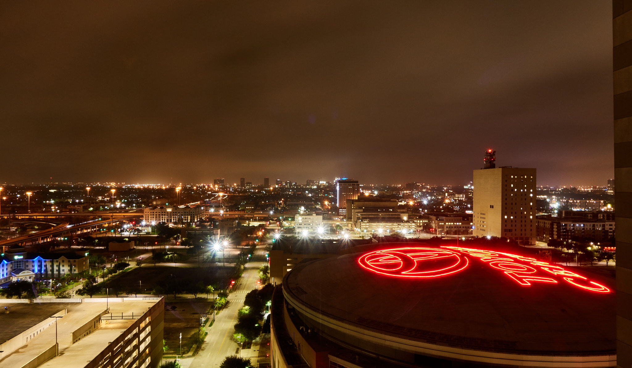 Sony Cyber-shot DSC-RX100 II + Sony Cyber-shot DSC-RX100 II sample photo. Night of houston photography