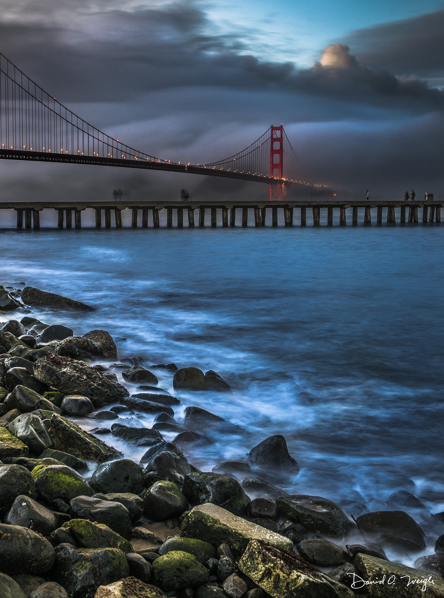 Nikon D810 sample photo. Golden gate  mist photography